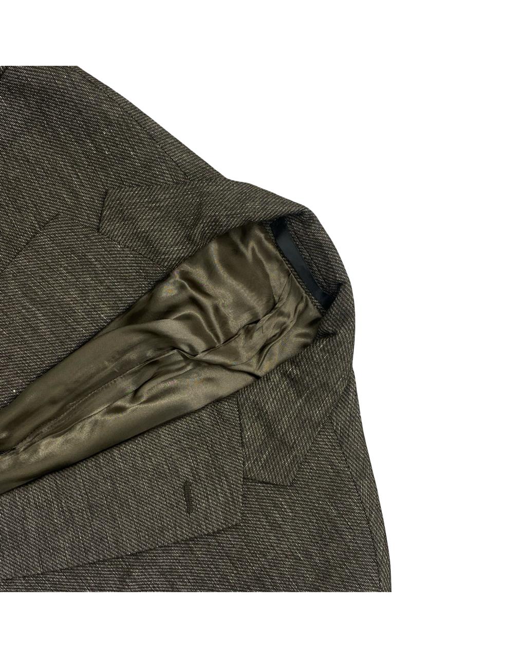 M&S Wool‑Linen Blend Blazer | Large | Chest 23"