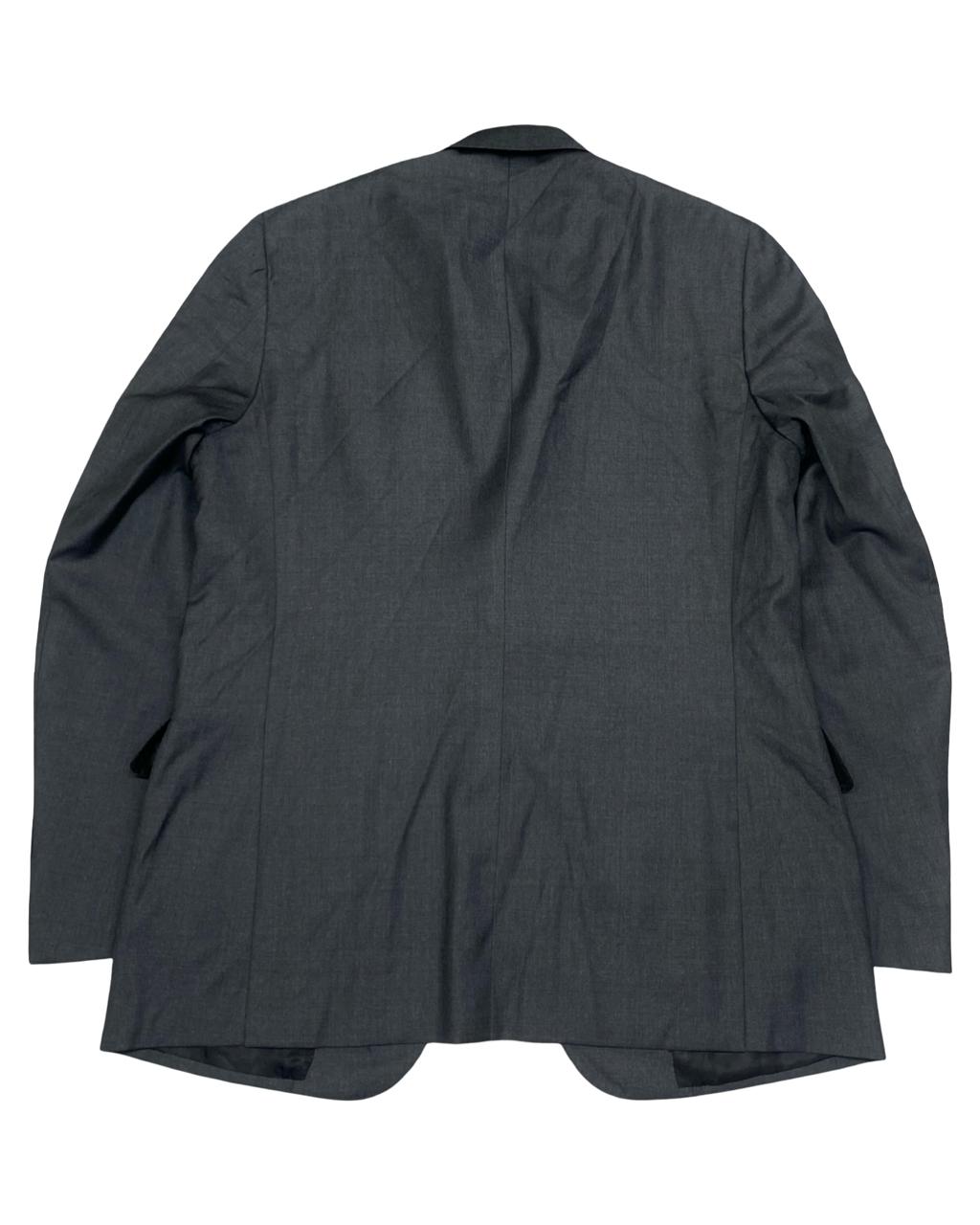 Isaia Napoli Charcoal Wool Blazer | Size Medium | Chest 21.5"