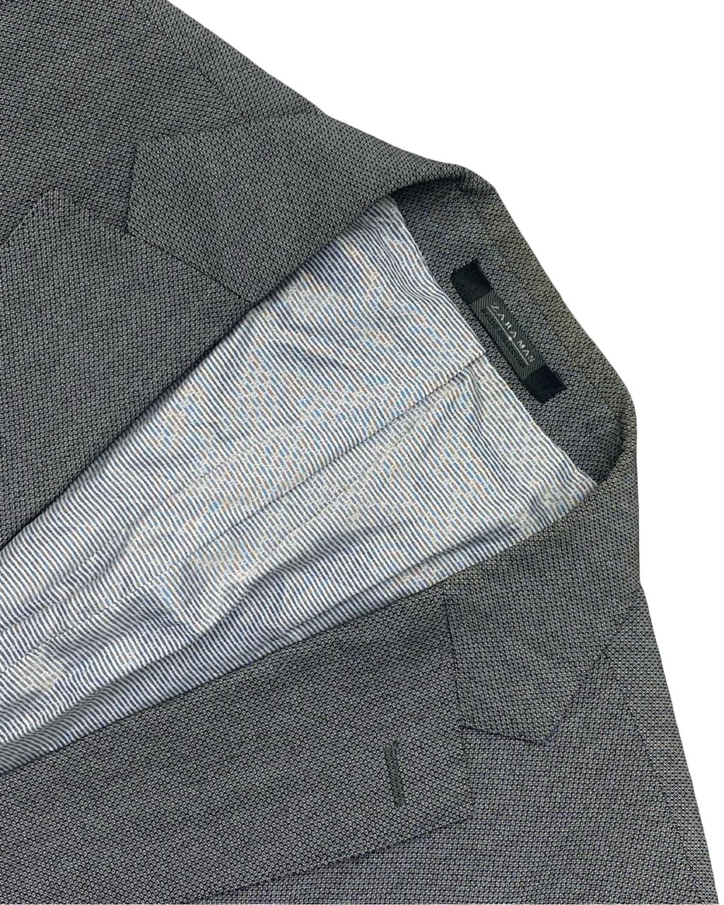Zara Man Grey Blazer | Size 52 (Medium) | Chest 21”