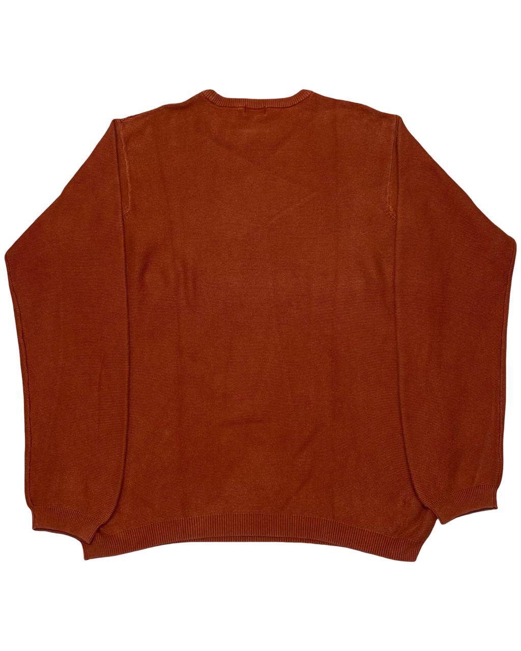 IZOD Rust Cotton Sweater | Size Medium | Chest 22.5”