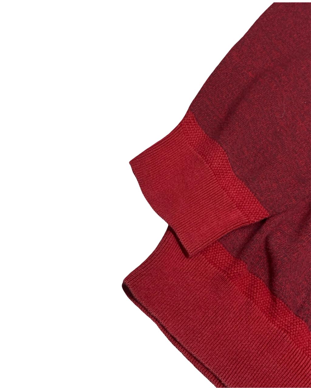Nautica Washed Red Crewneck Cotton Sweater | Size XL | Chest 26”