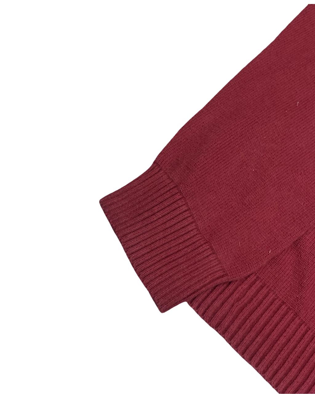 Eddie Bauer Brick Red Cotton Crewneck Sweater | Size XXL | Chest 28”