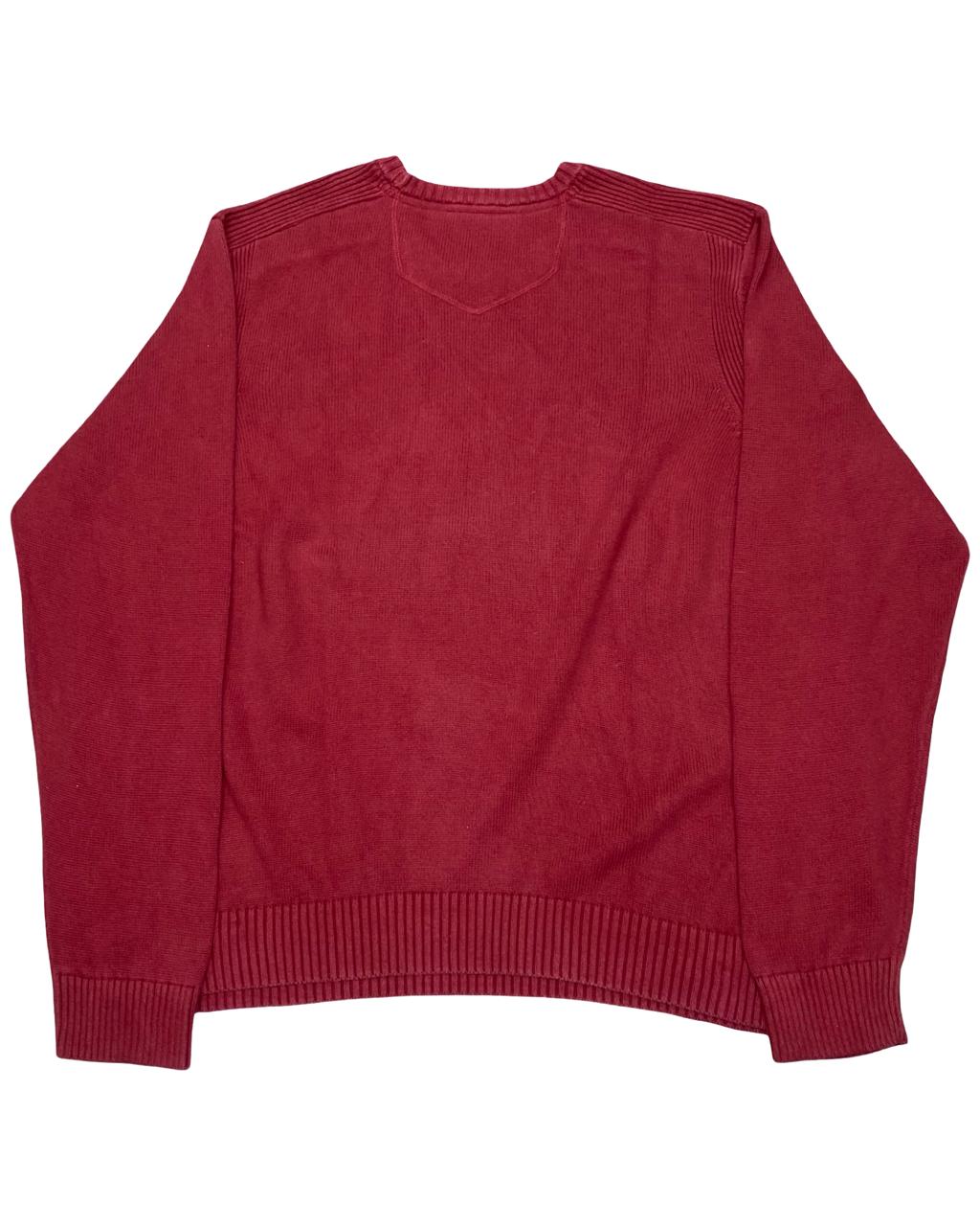 Eddie Bauer Brick Red Cotton Crewneck Sweater | Size XXL | Chest 28”