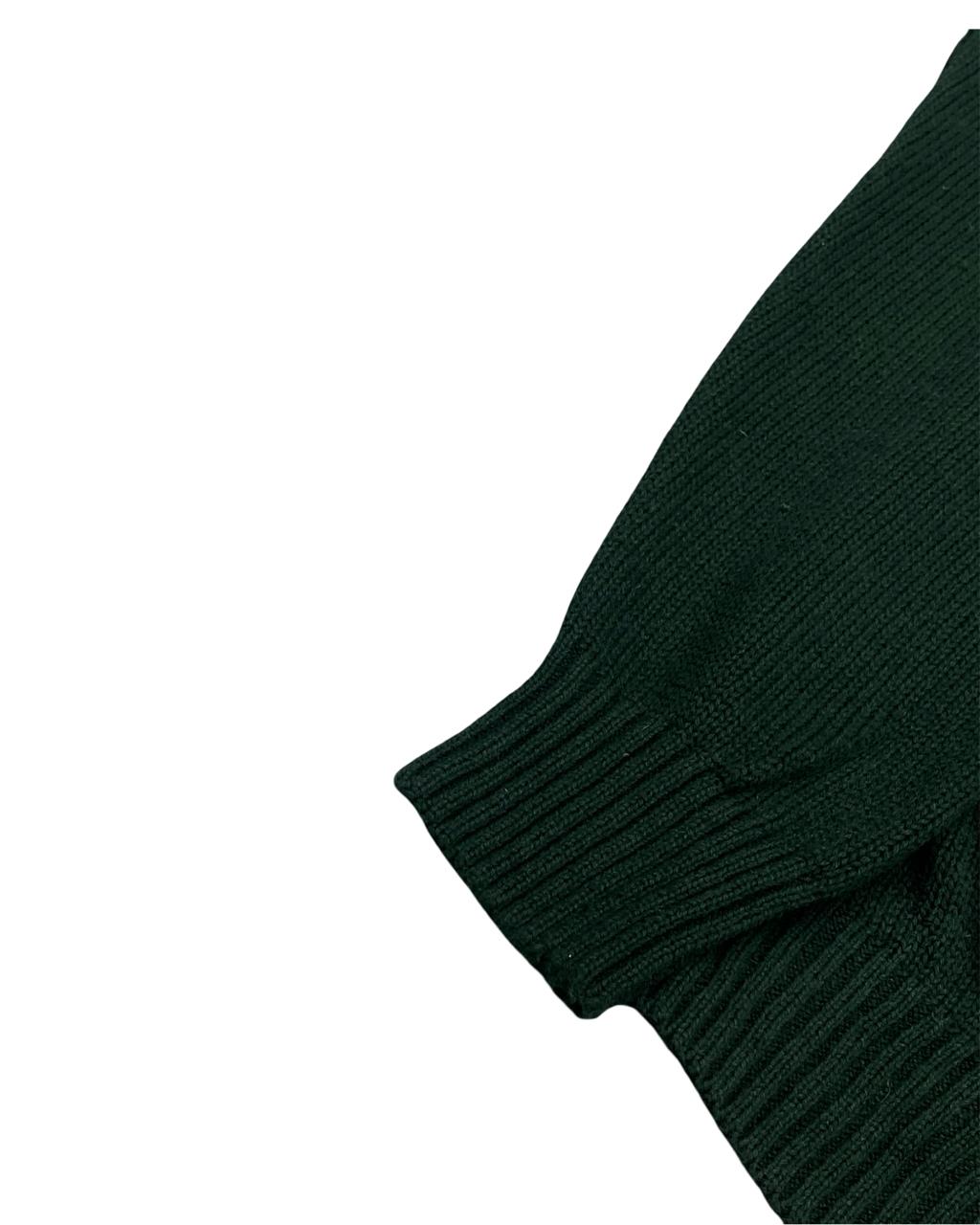 Dockers Green Fair Isle Knit Sweater | Size Medium | Chest 22.5”