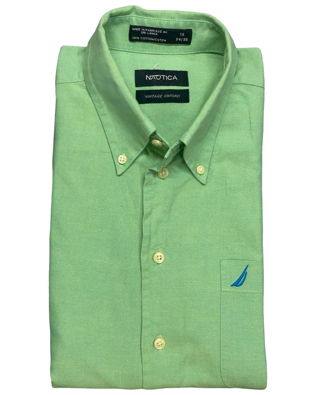 Nautica Vintage Oxford Shirt | Large | Chest 24”