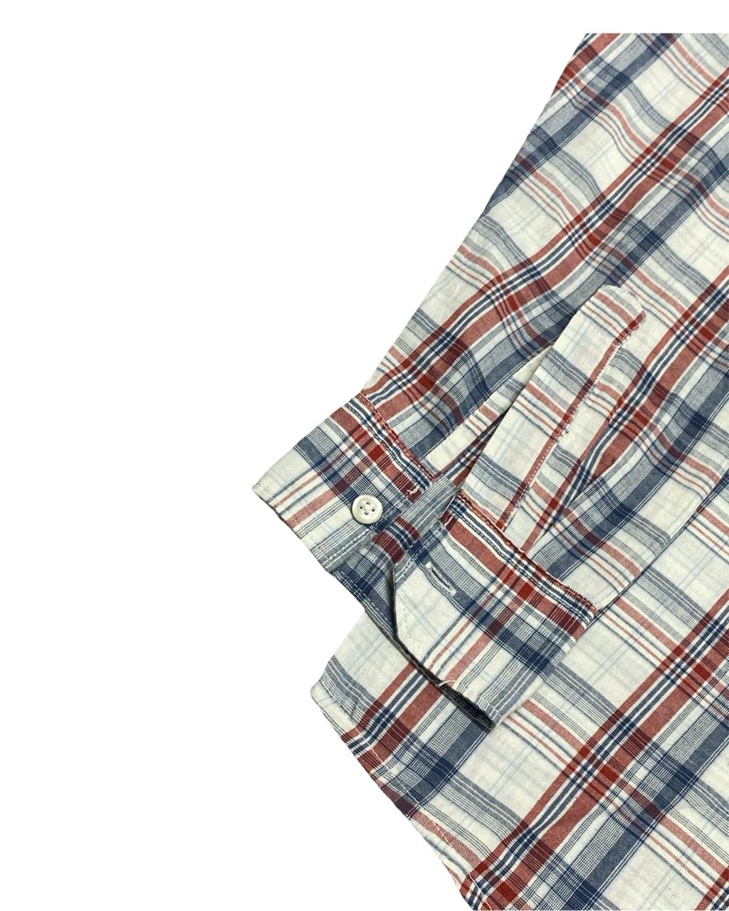 Wrangler Plaid Western Shirt | Large | Chest 24.5”