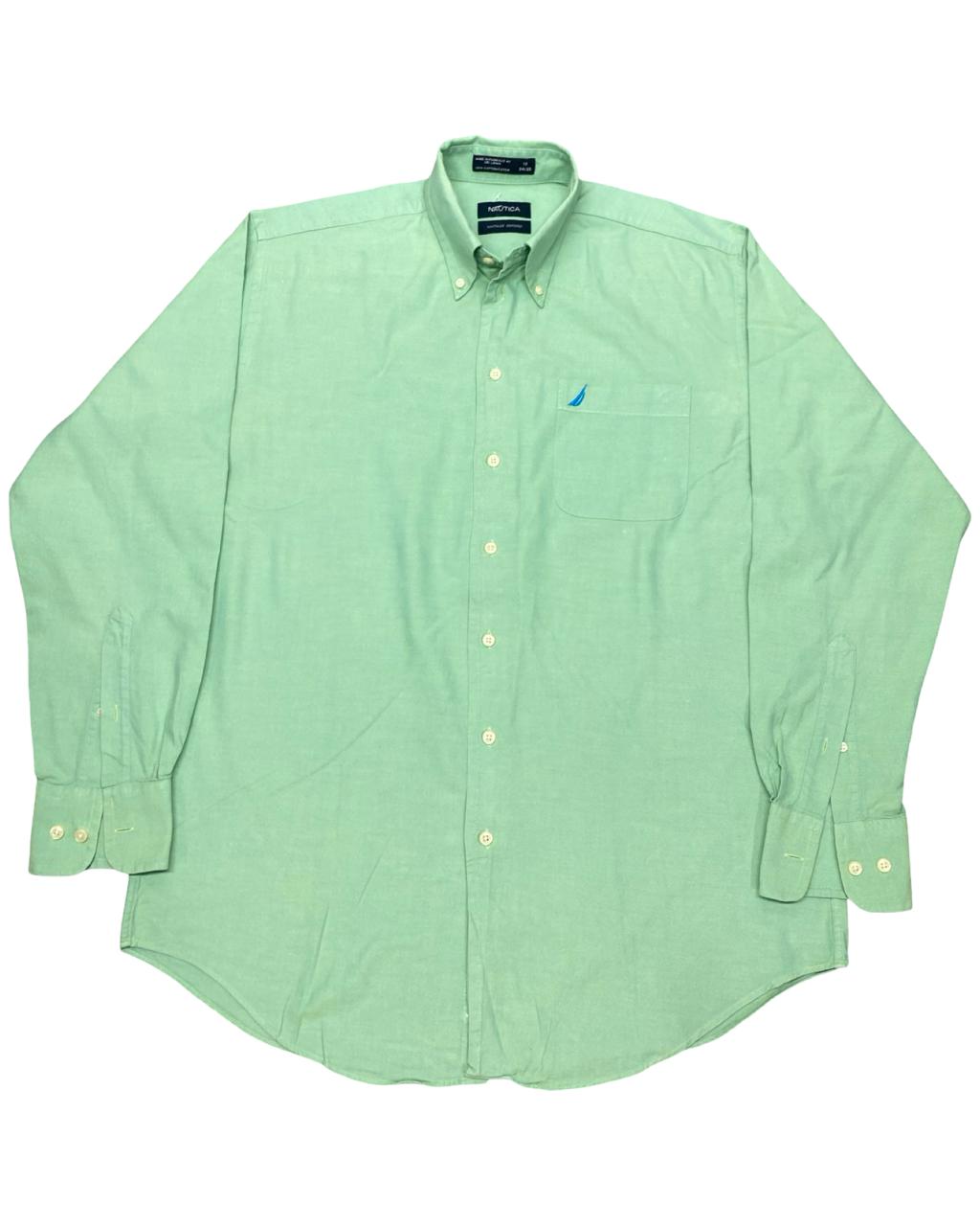 Nautica Vintage Oxford Shirt | Large | Chest 24”