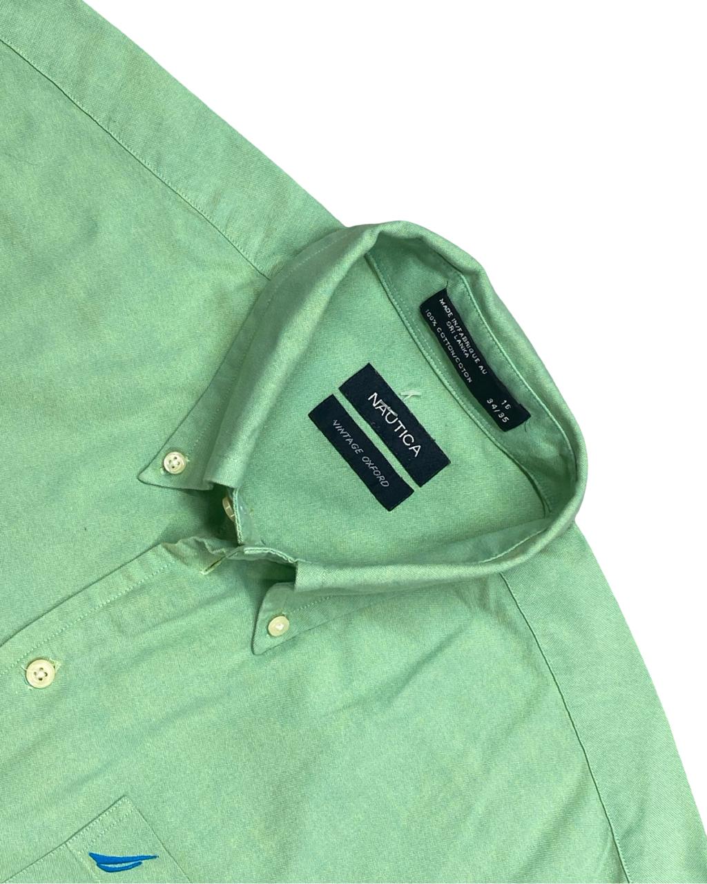 Nautica Vintage Oxford Shirt | Large | Chest 24”