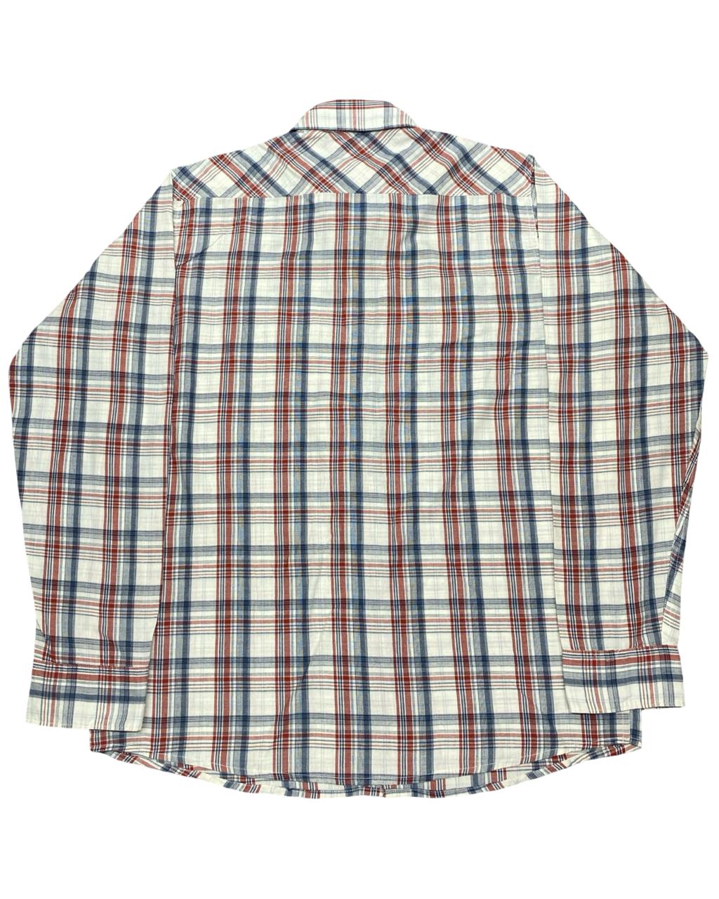 Wrangler Plaid Western Shirt | Large | Chest 24.5”