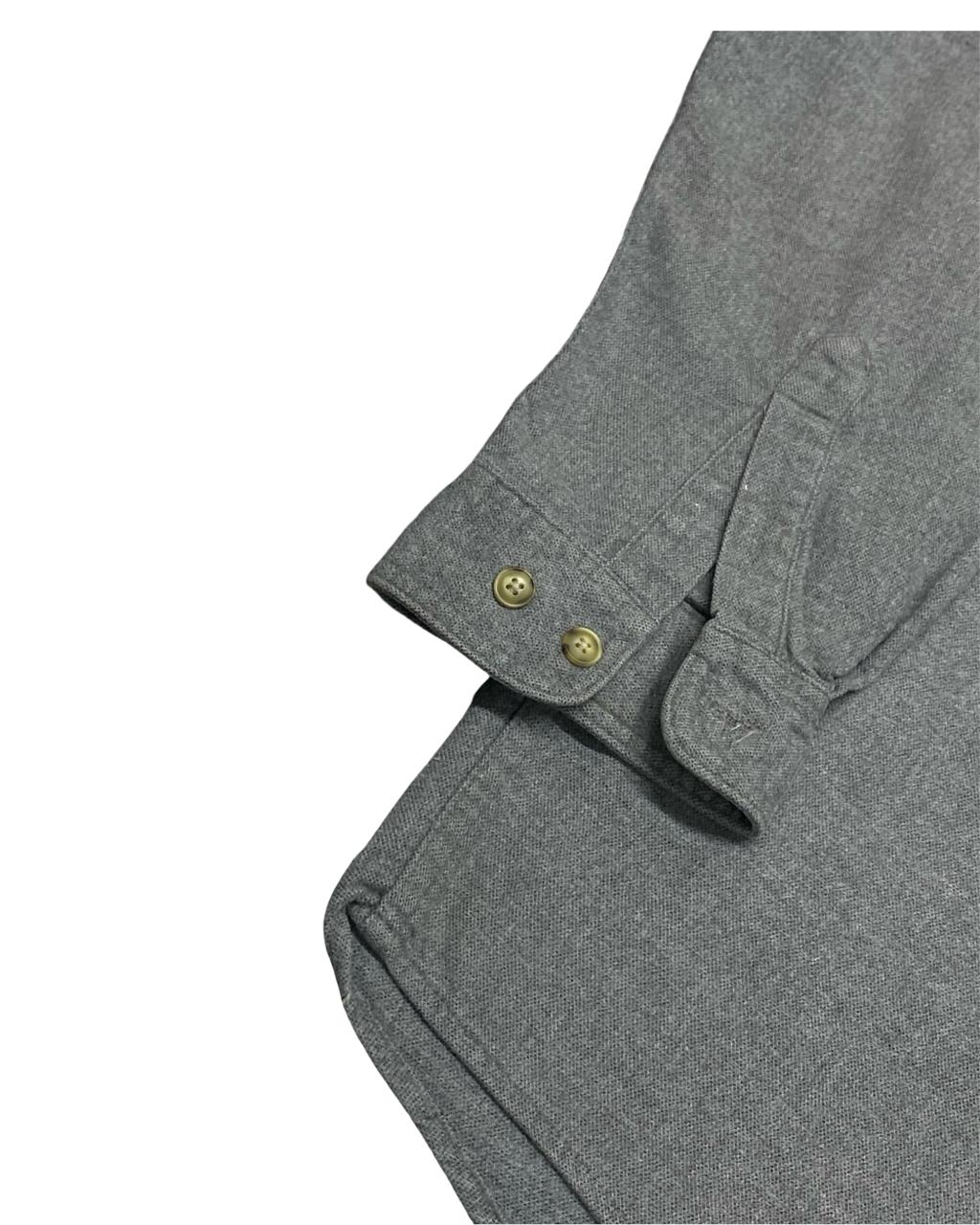 L.L. Bean Heather Grey Button-Down Oxford Shirt | Size XXL | Chest 27”