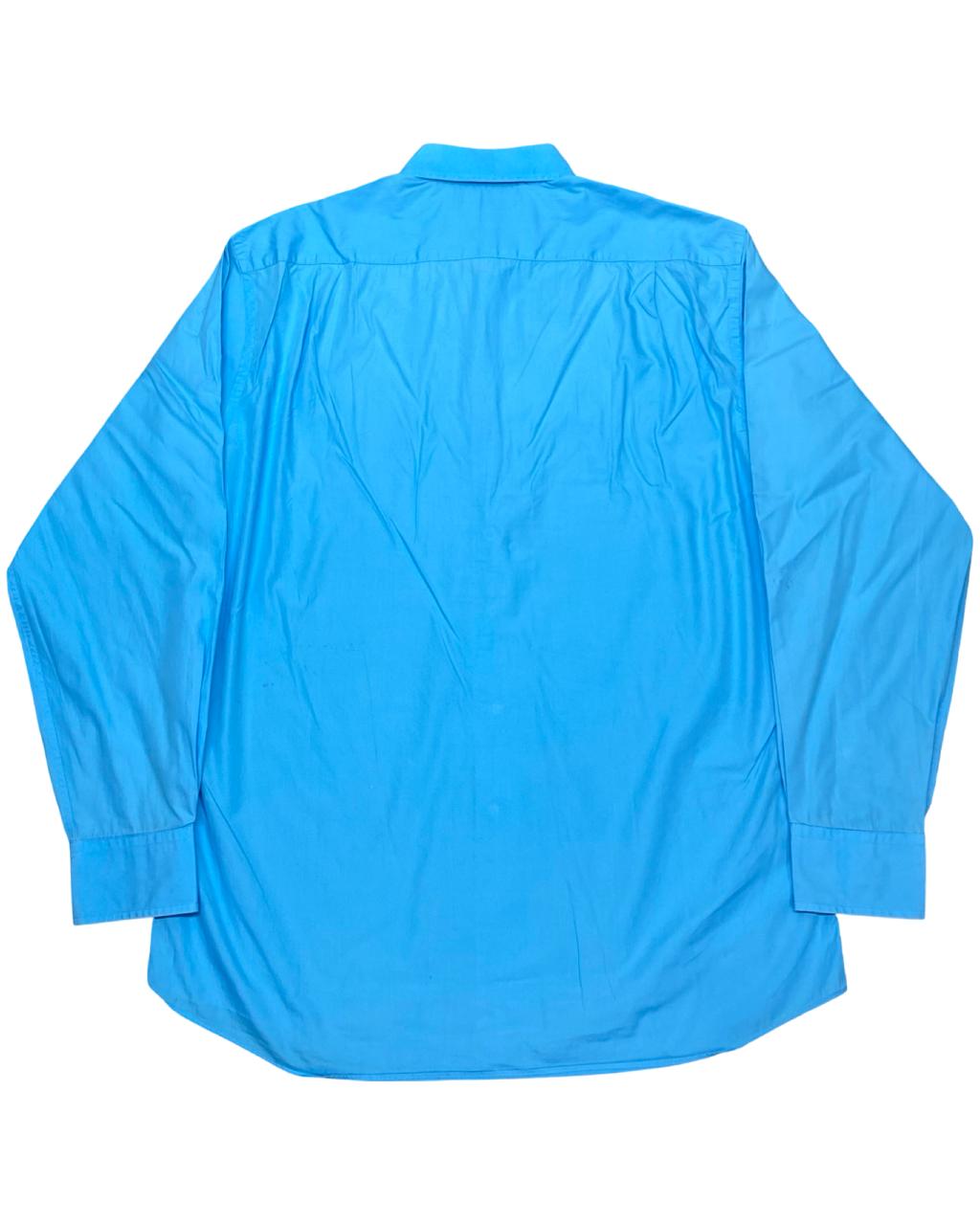 Tommy Hilfiger Sky Blue Solid Button-Down Shirt | Size Large | Chest 23”