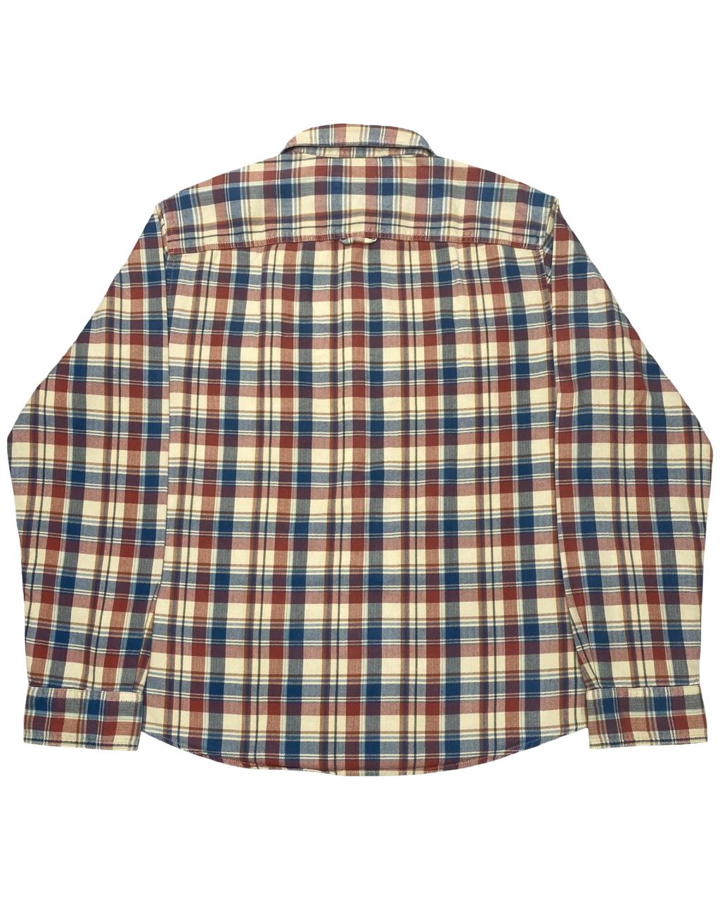 North Coast Plaid Button-Down Shirt | Size Medium | Chest 22”