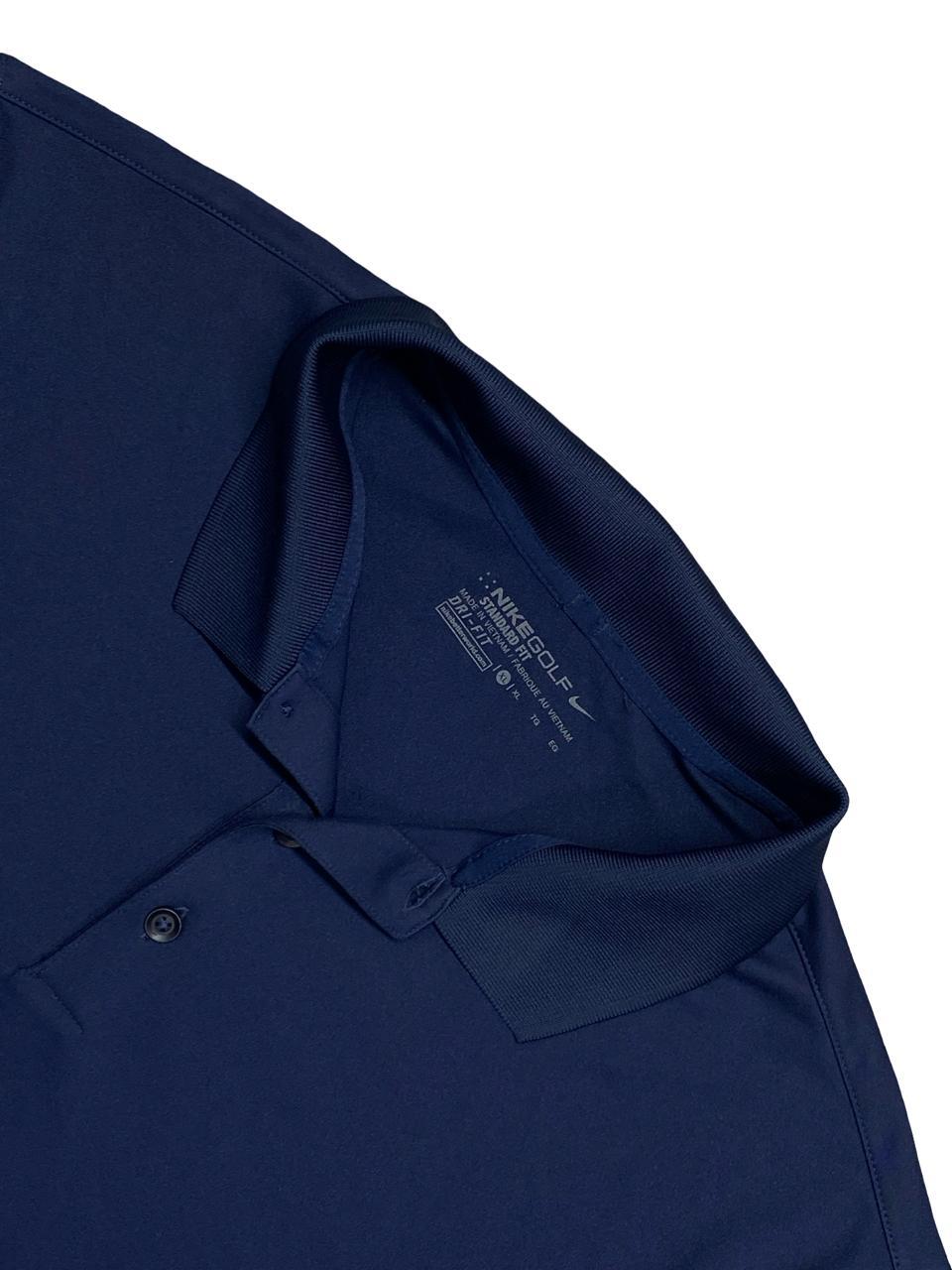 Nike Golf Dri-FIT Performance Polo Shirt | Size Large | Navy Blue