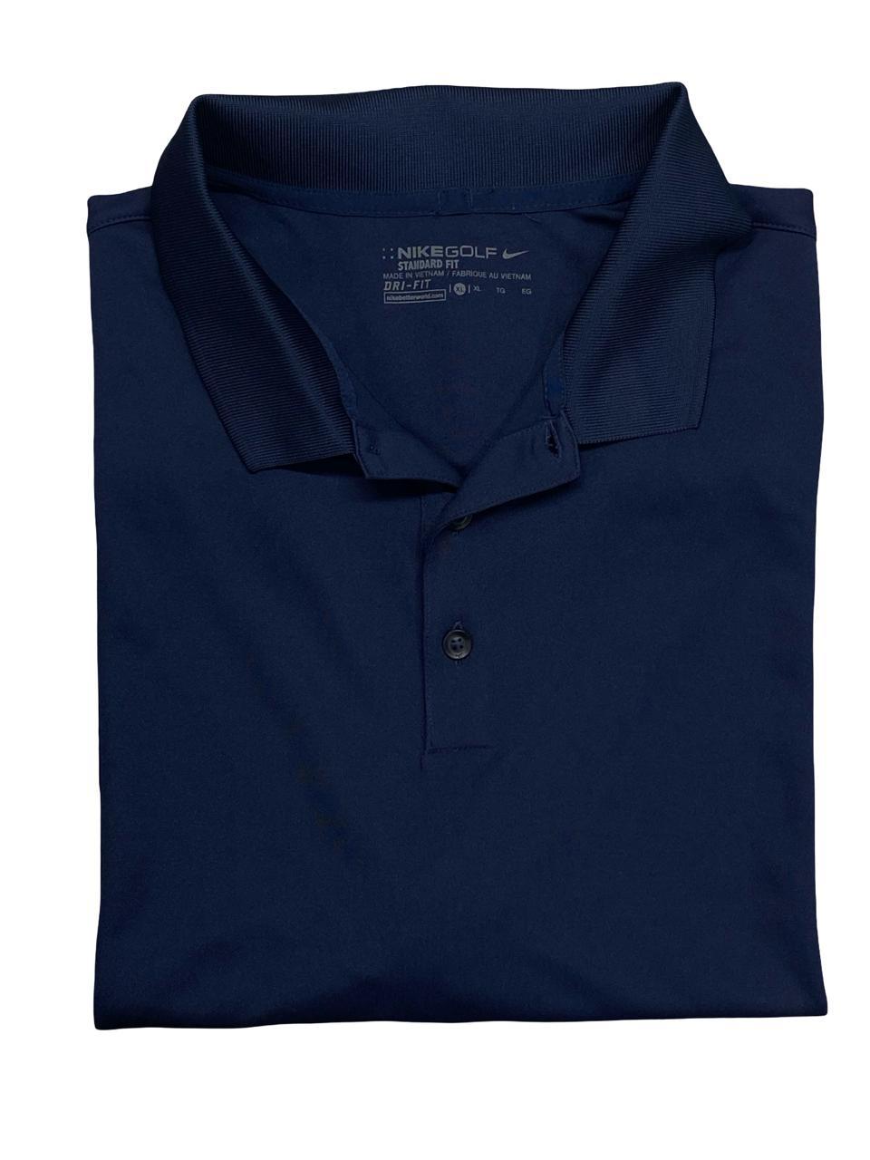 Nike Golf Dri-FIT Performance Polo Shirt | Size Large | Navy Blue