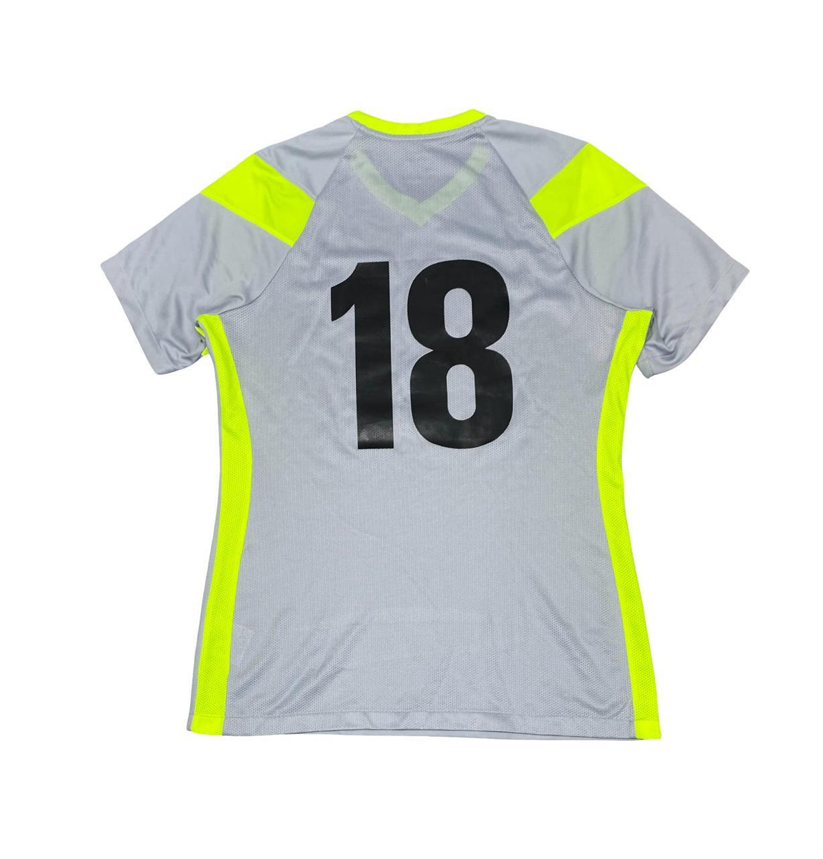 Nike Dri-FIT United LSC Soccer Jersey | Size Small | Grey/Volt