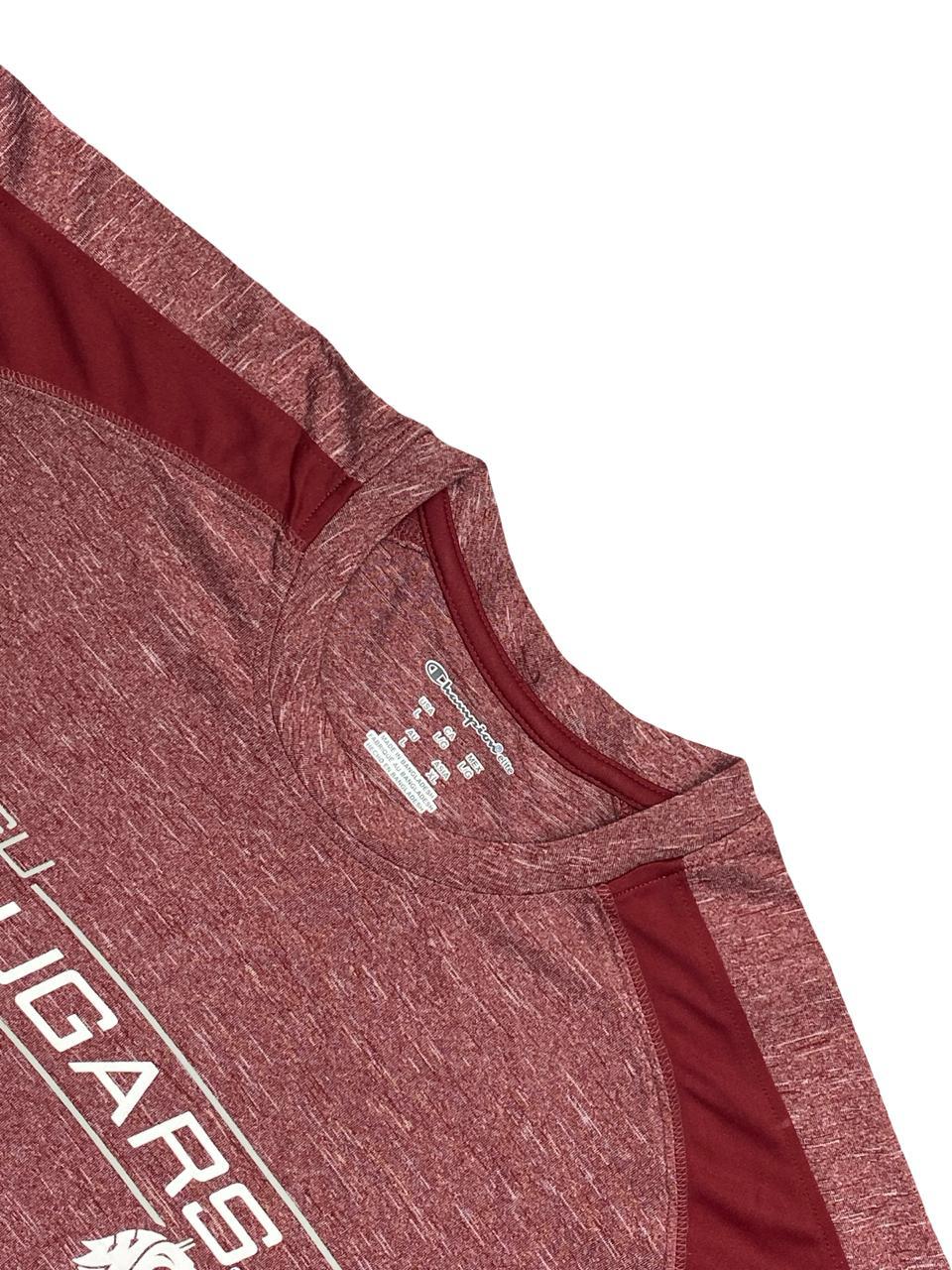 Champion Elite WSU Cougars Performance T-Shirt | Size Medium | Heather Red