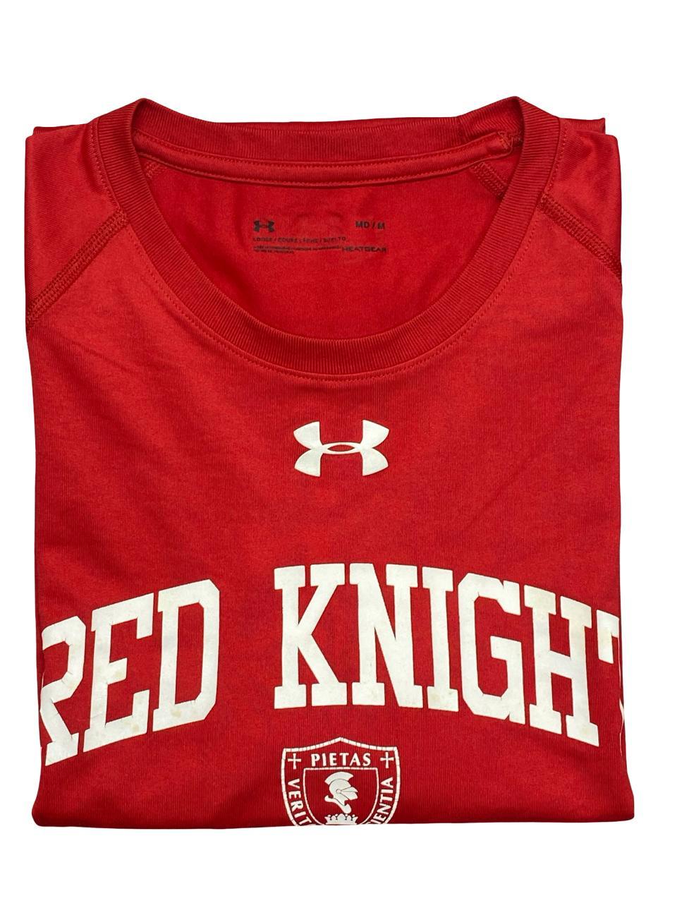 Under Armour Red Knight Football HeatGear Performance T-Shirt | Size Medium | Chest 22”
