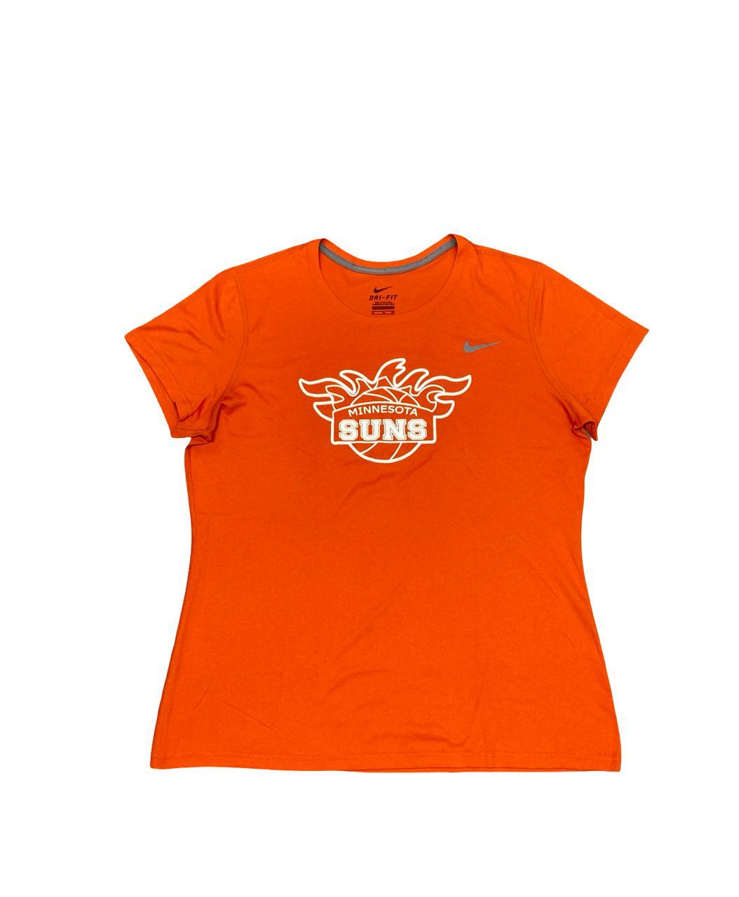 Nike Dri-FIT Minnesota Suns Performance T-Shirt | Size Medium | Orange