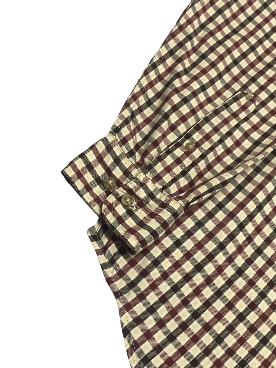 Wrangler Hero Gingham Check Button-Down Shirt | Size XL | Chest 26.5”