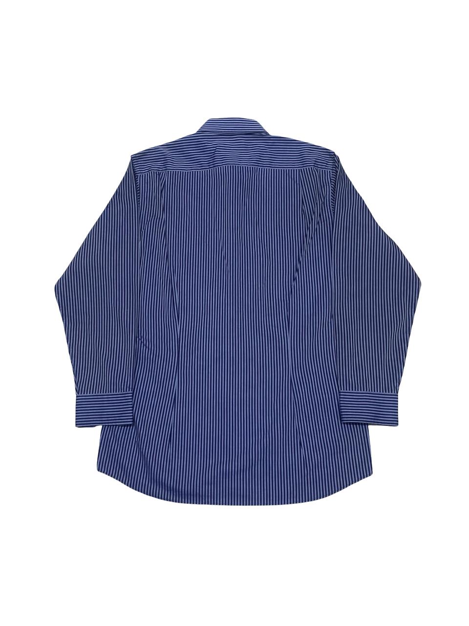 Nautica Blue Stripe Non-Iron Dress Shirt | Size Medium | Chest 22”