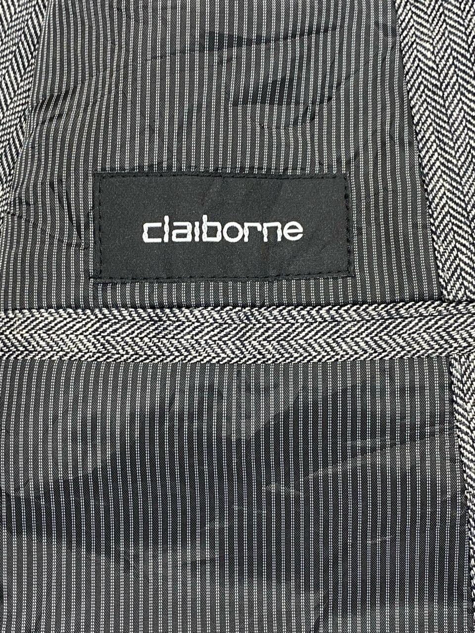 Claiborne Grey Herringbone Blazer | Large | Chest 23”