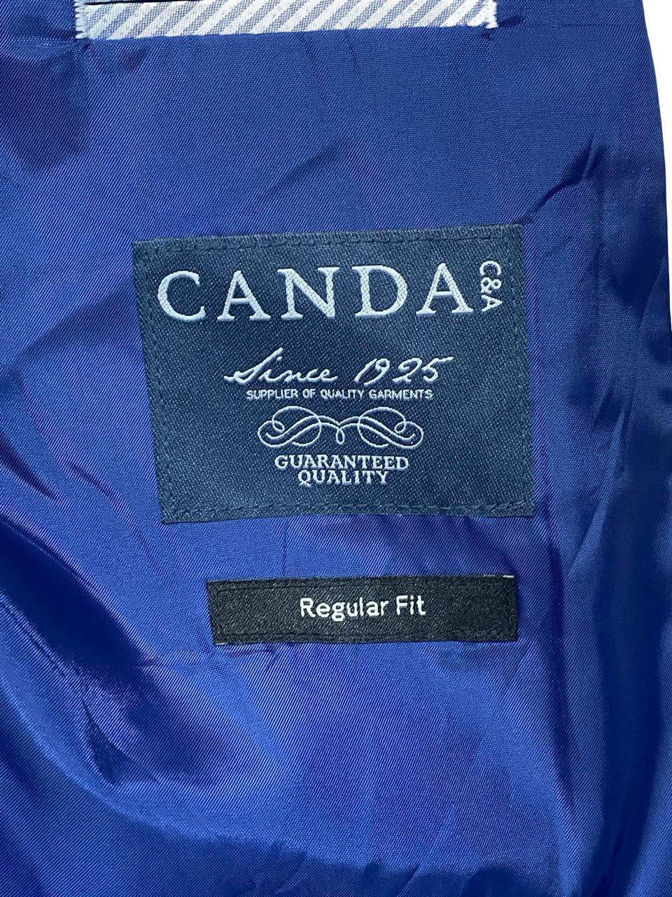 C&A Canda Beige Linen Blazer | Large | Chest 23.5”