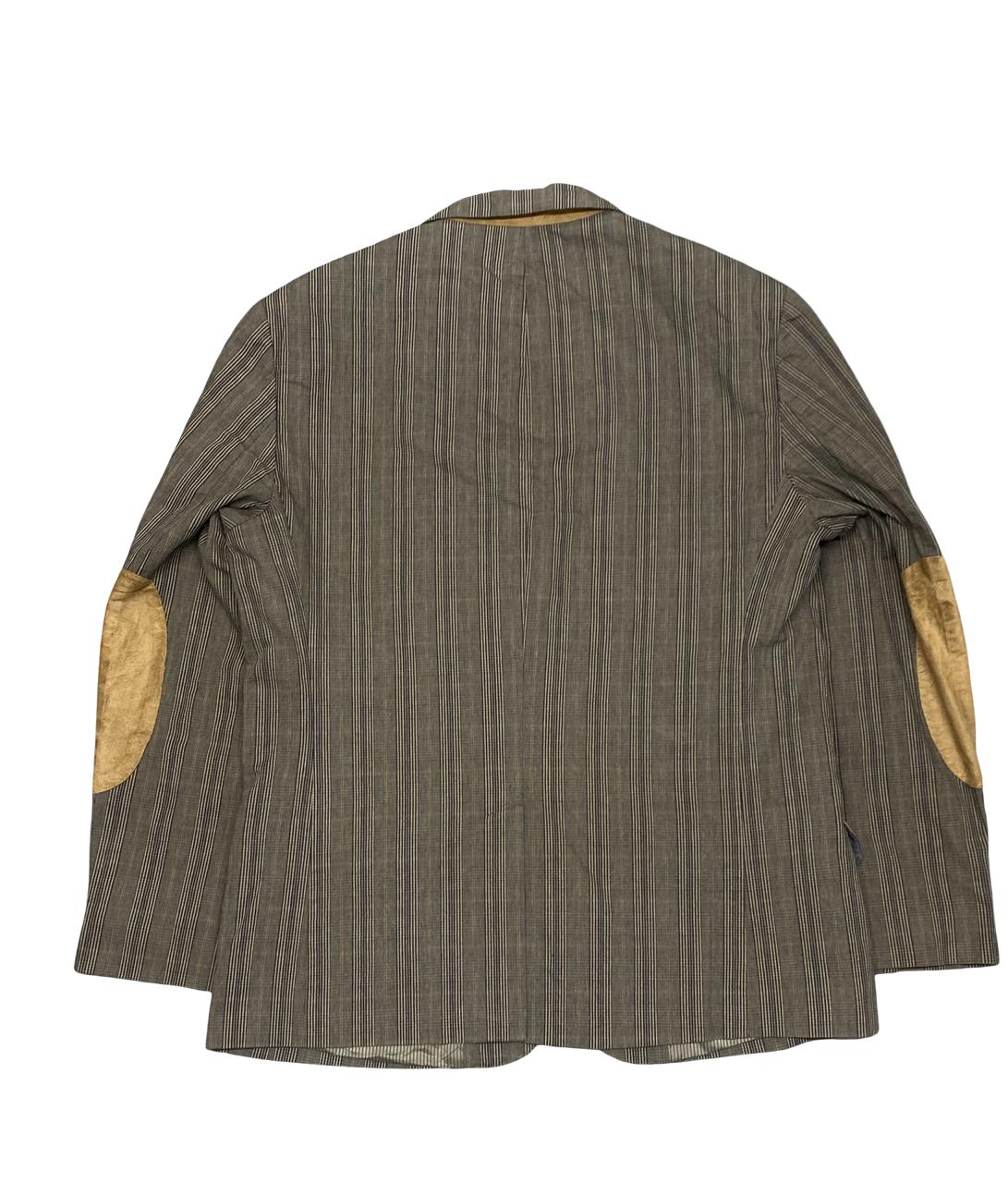 Mexx Olive Pinstripe Linen Blazer | Medium | Chest 22.5”