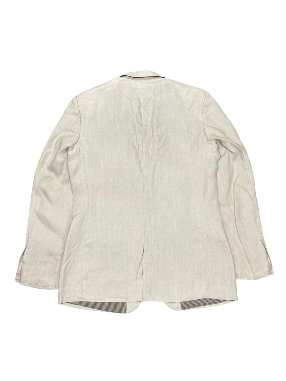 Jules Beige Linen Blazer | Medium | Chest 21”
