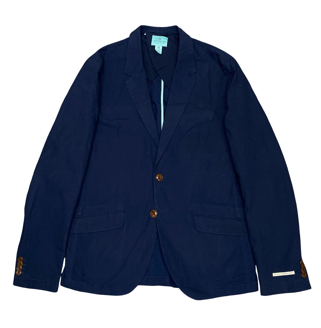 Scotch & Soda Amsterdam Couture Navy Blazer | Size L (50) | Chest 21.5"