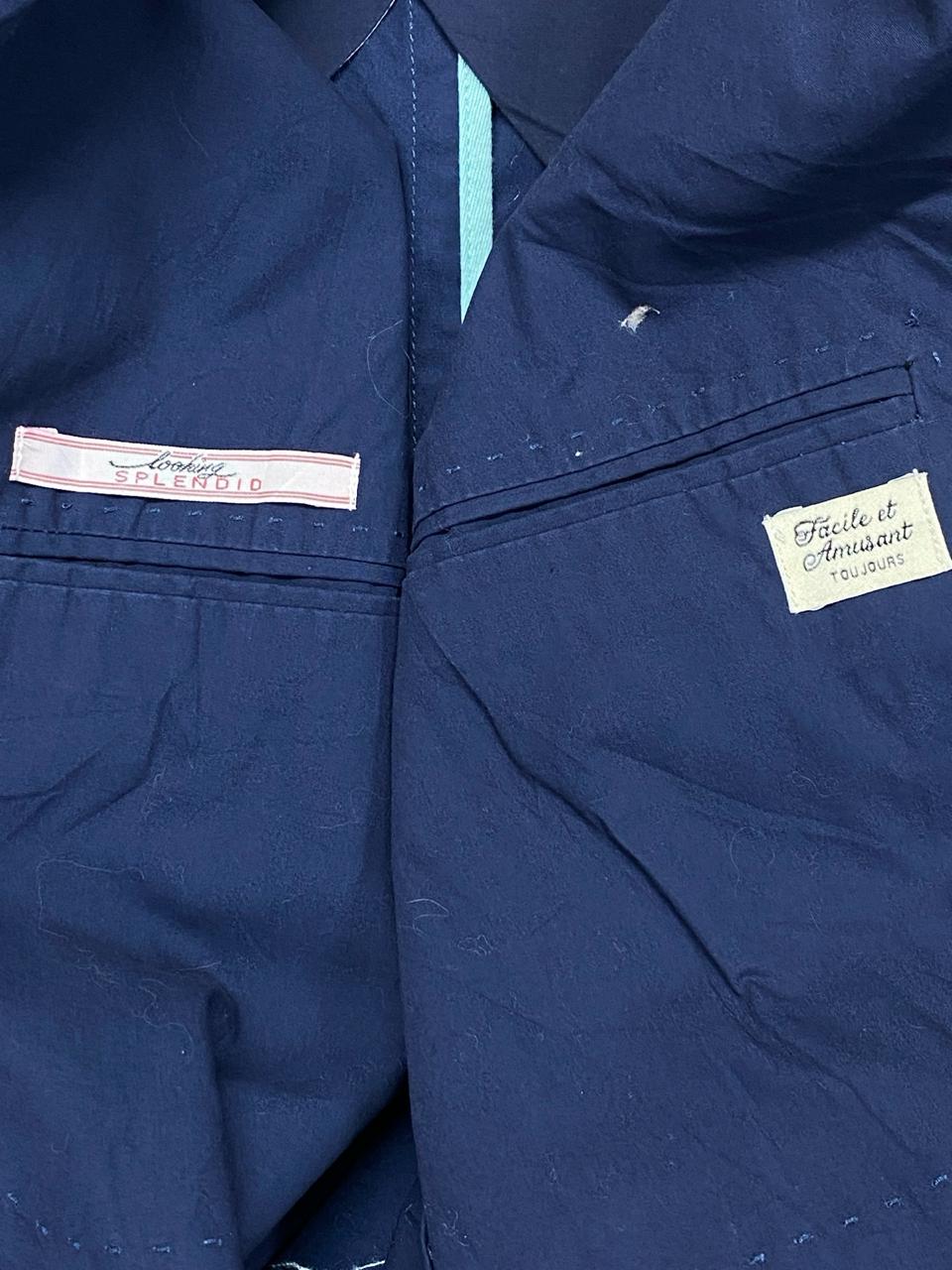 Scotch & Soda Amsterdam Couture Navy Blazer | Size L (50) | Chest 21.5"