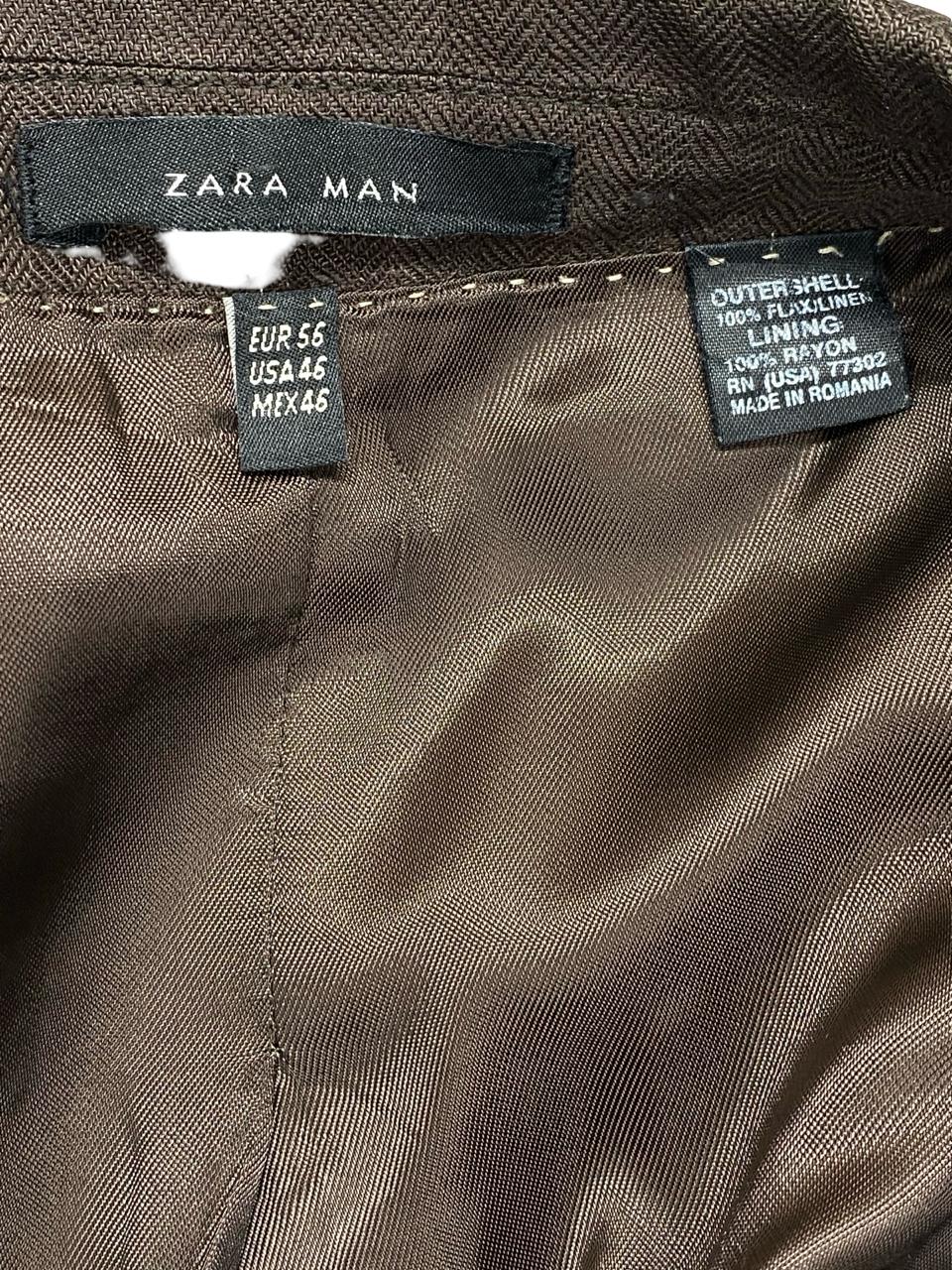 Zara Man 100% Linen Blazer | Size Large | Chest 25"