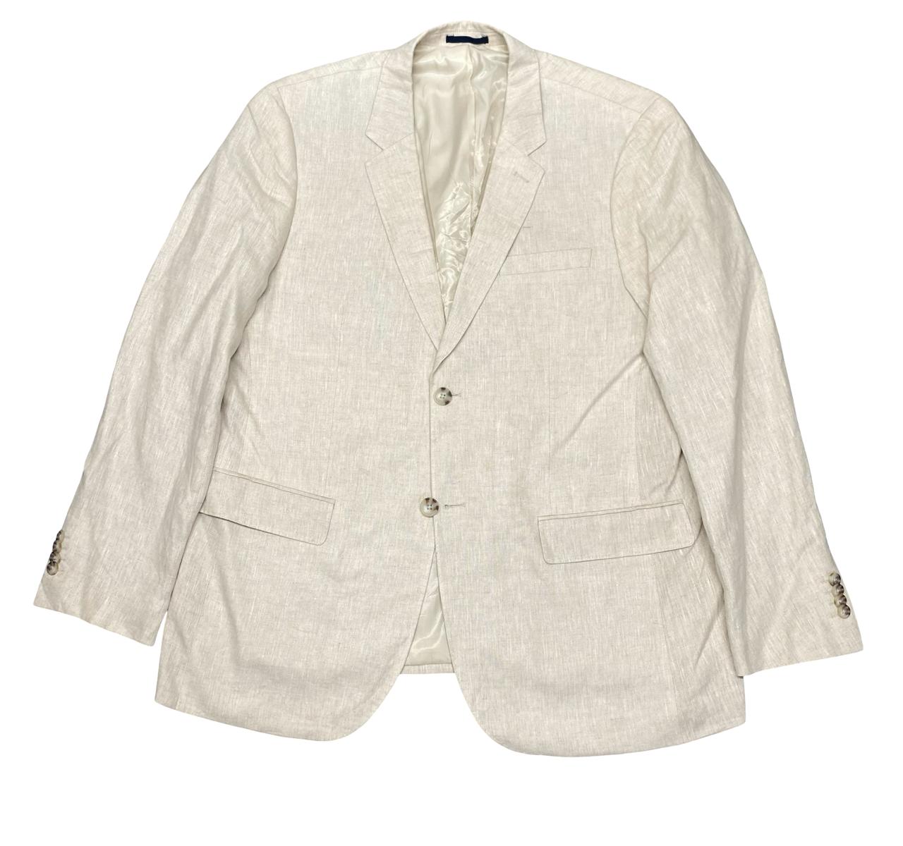 Preview Tailored Fit Linen Blend Blazer | Size Large | Chest 24"