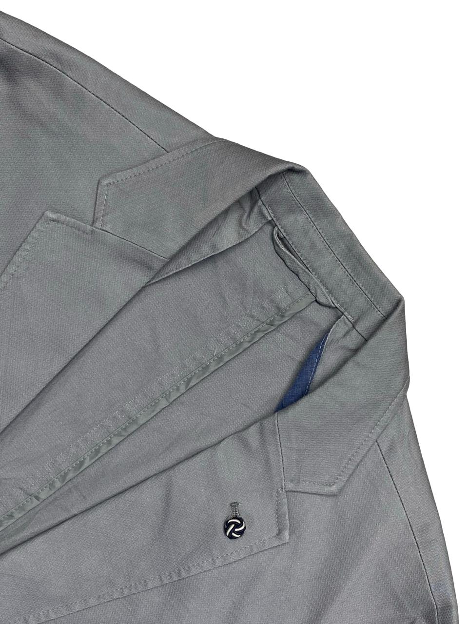 OVS Light Grey Cotton Blazer | Size Medium | Chest 22.5"