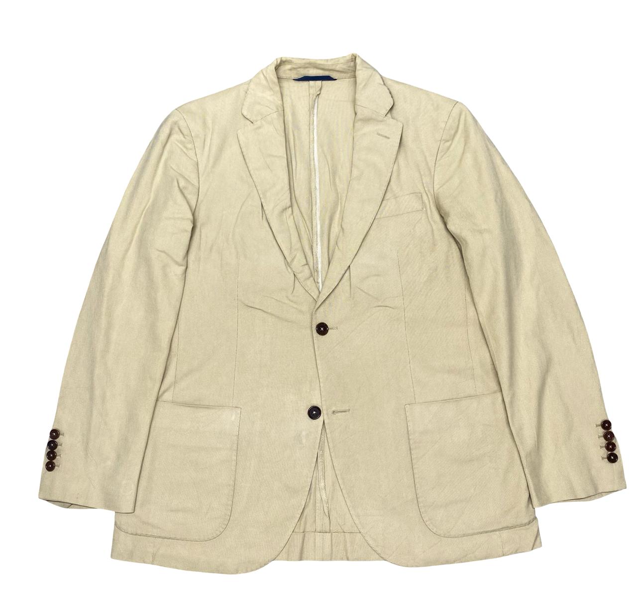 Purificación García Beige Blazer | Size 52 (Medium) | Chest 21.5"