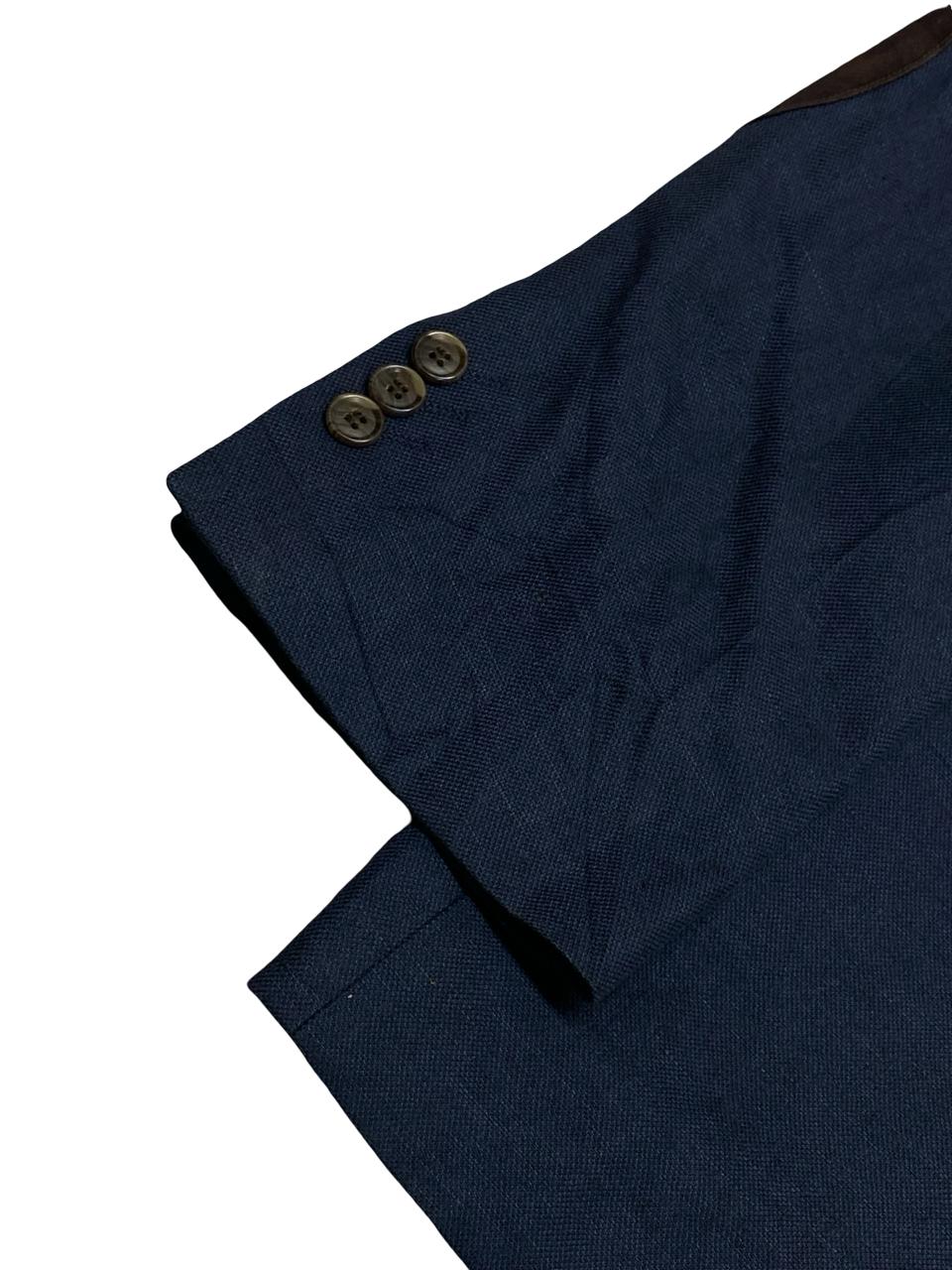 Moss 1851 Navy Tailored Blazer | Size Large | Chest 24"