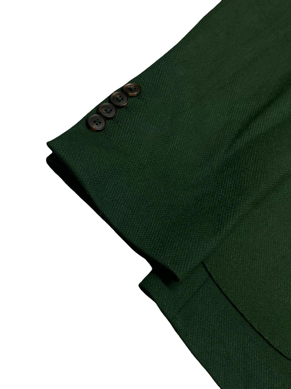 Nazareno Gabrielli Forest Green Blazer | Size Large | Chest 23.5"