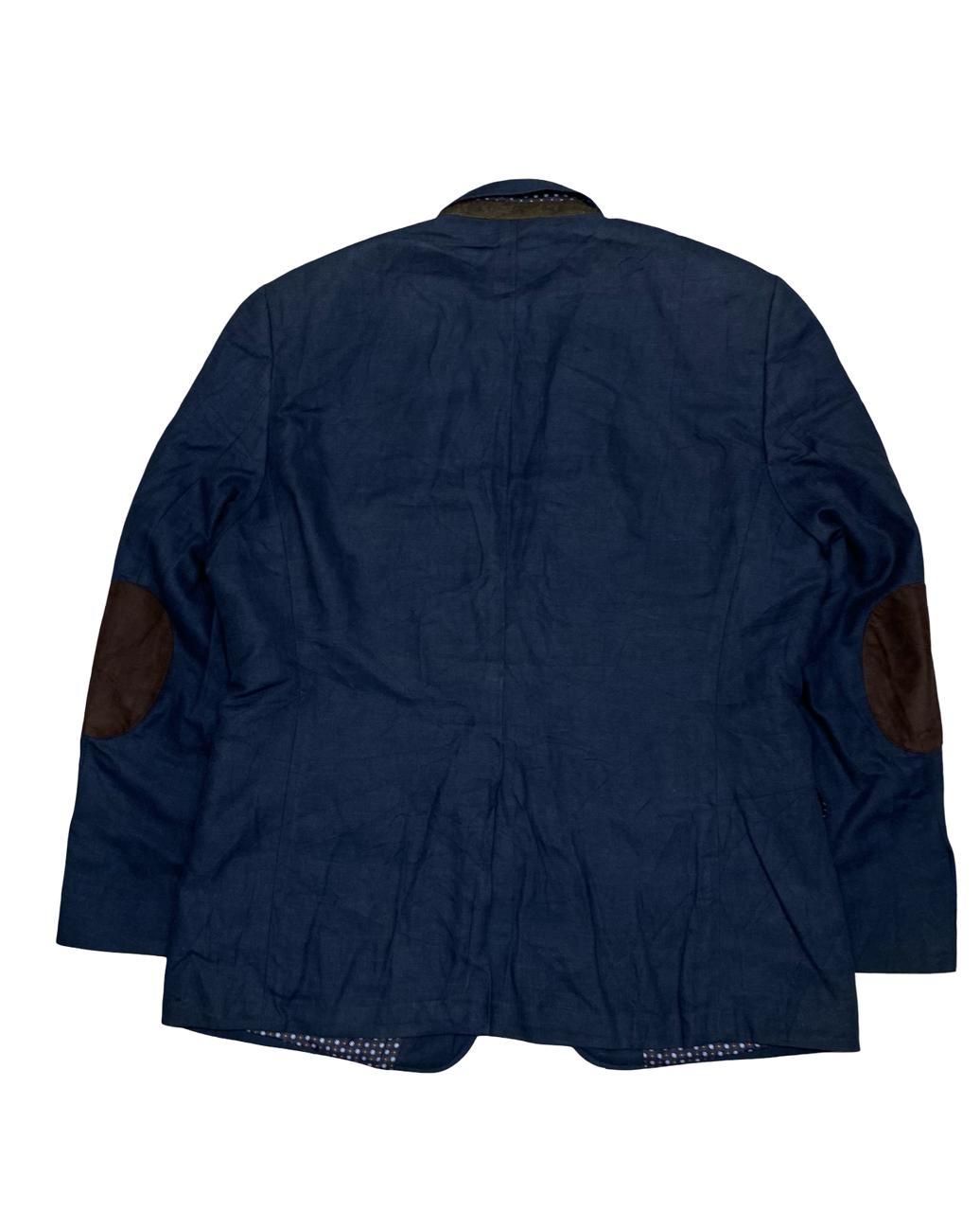 Moss 1851 Navy Tailored Blazer | Size Large | Chest 24"