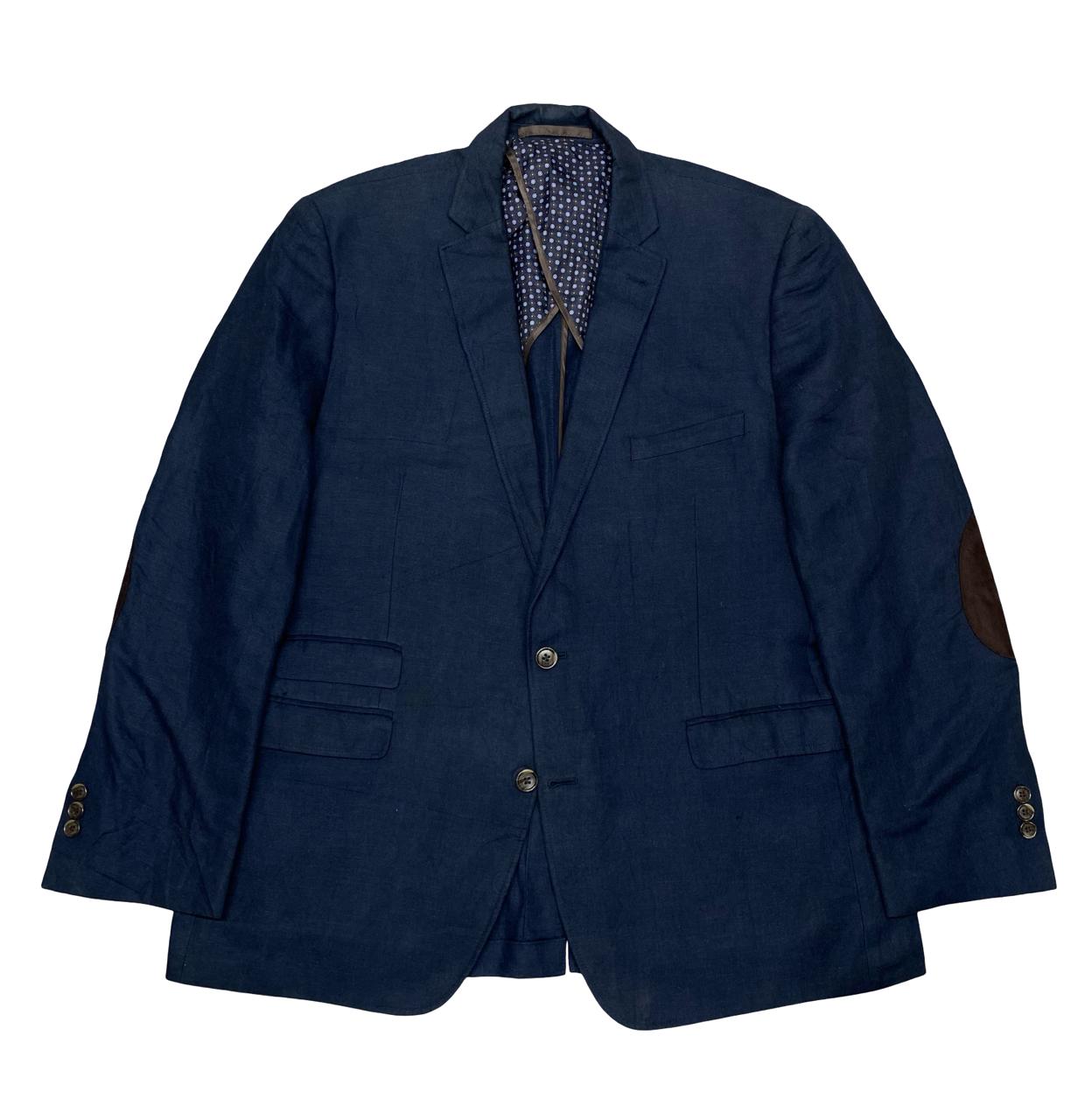 Moss 1851 Navy Tailored Blazer | Size Large | Chest 24"