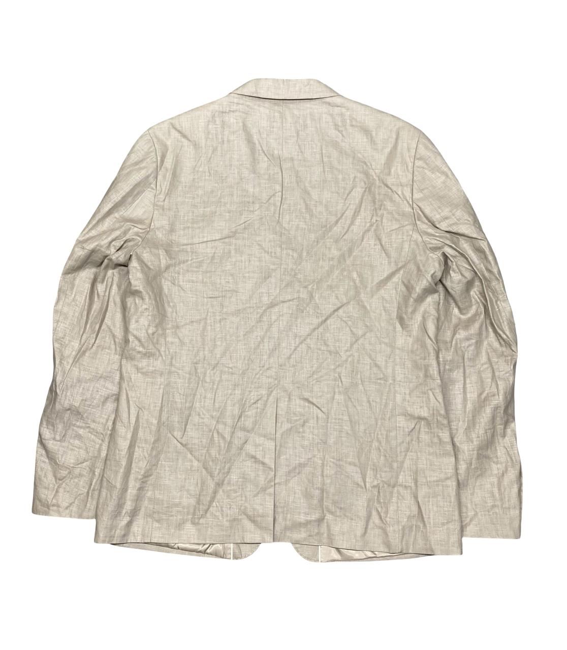Jules Light Beige Linen Blend Blazer | Size Medium | Chest 22.5"