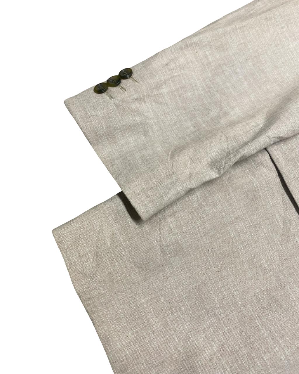 C&A Flex Regular Fit Linen Blend Blazer | XL | Chest 25.5”