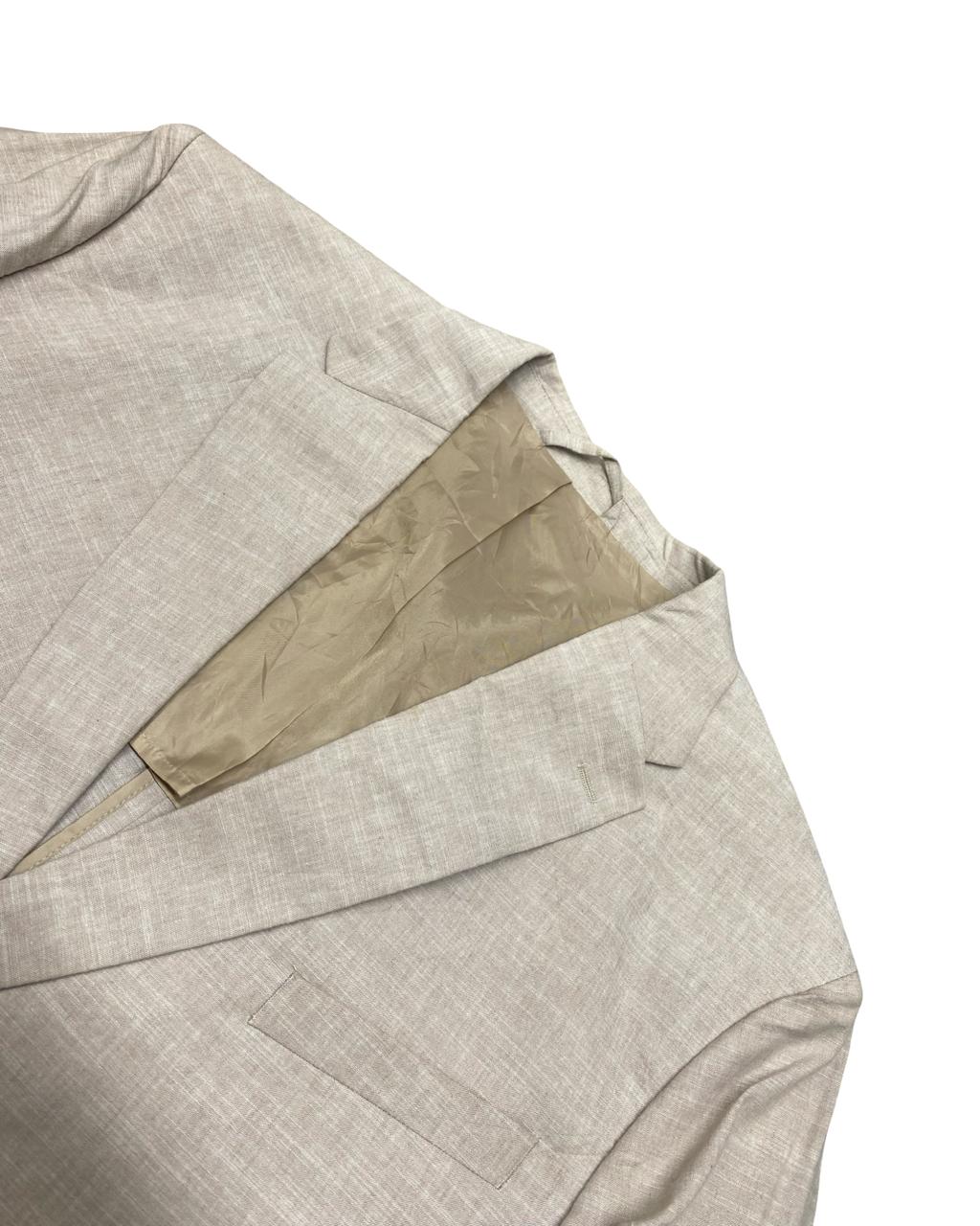 C&A Flex Regular Fit Linen Blend Blazer | XL | Chest 25.5”
