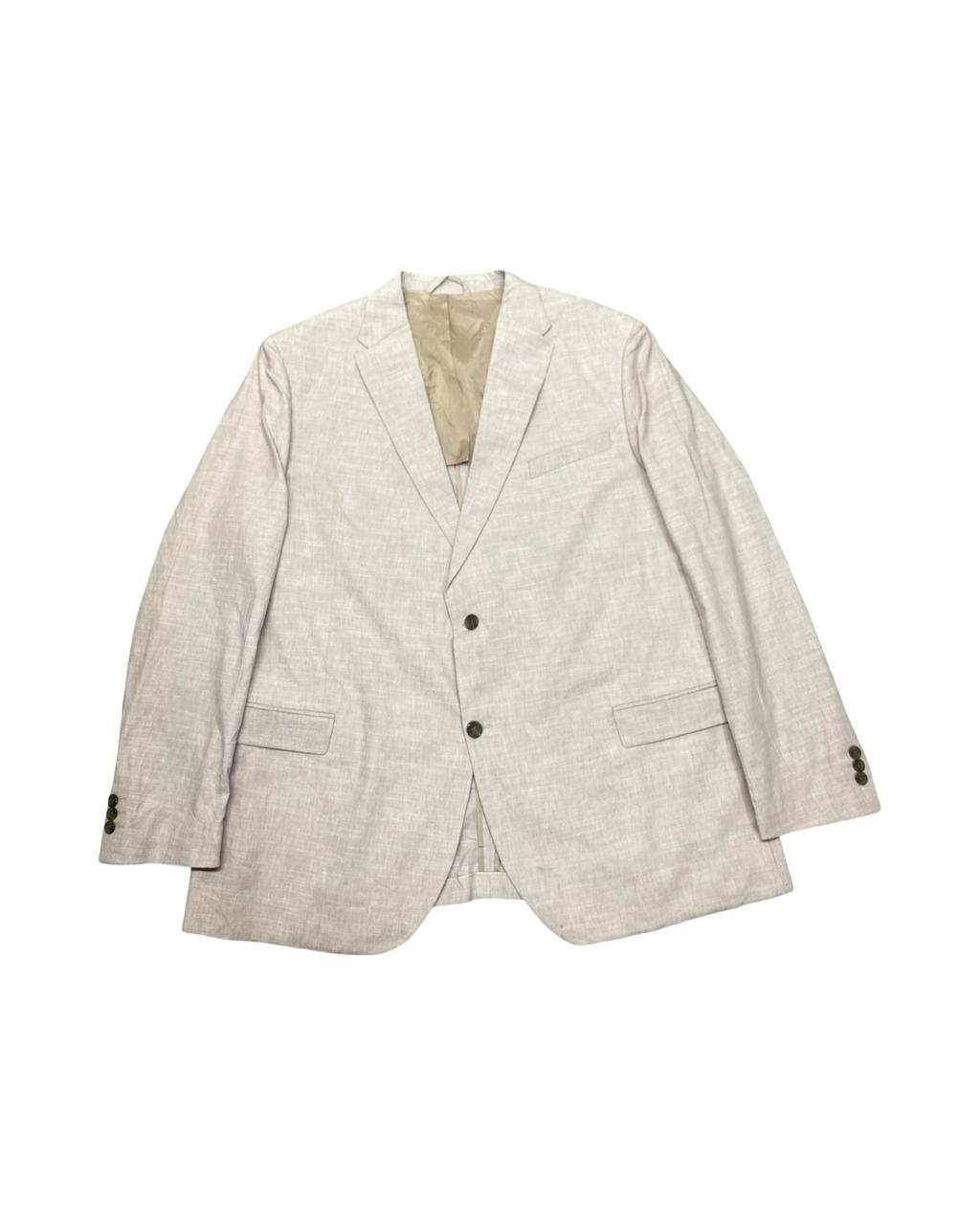 C&A Flex Regular Fit Linen Blend Blazer | XL | Chest 25.5”