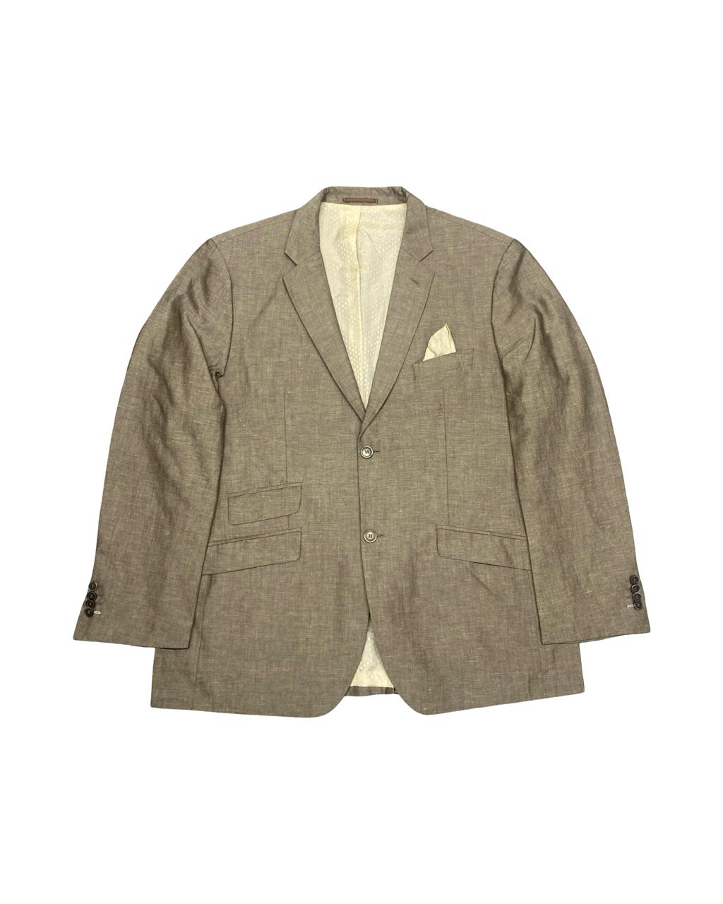 Burton Menswear Linen Blend Blazer | Large | Chest 24”