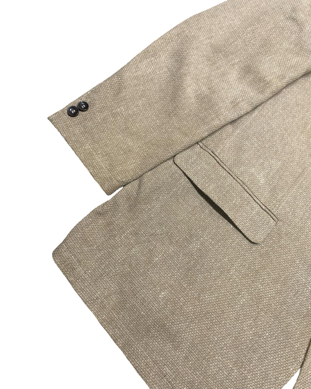 Authentic Clothing Company Herringbone Blazer | Size Large | Chest 24"