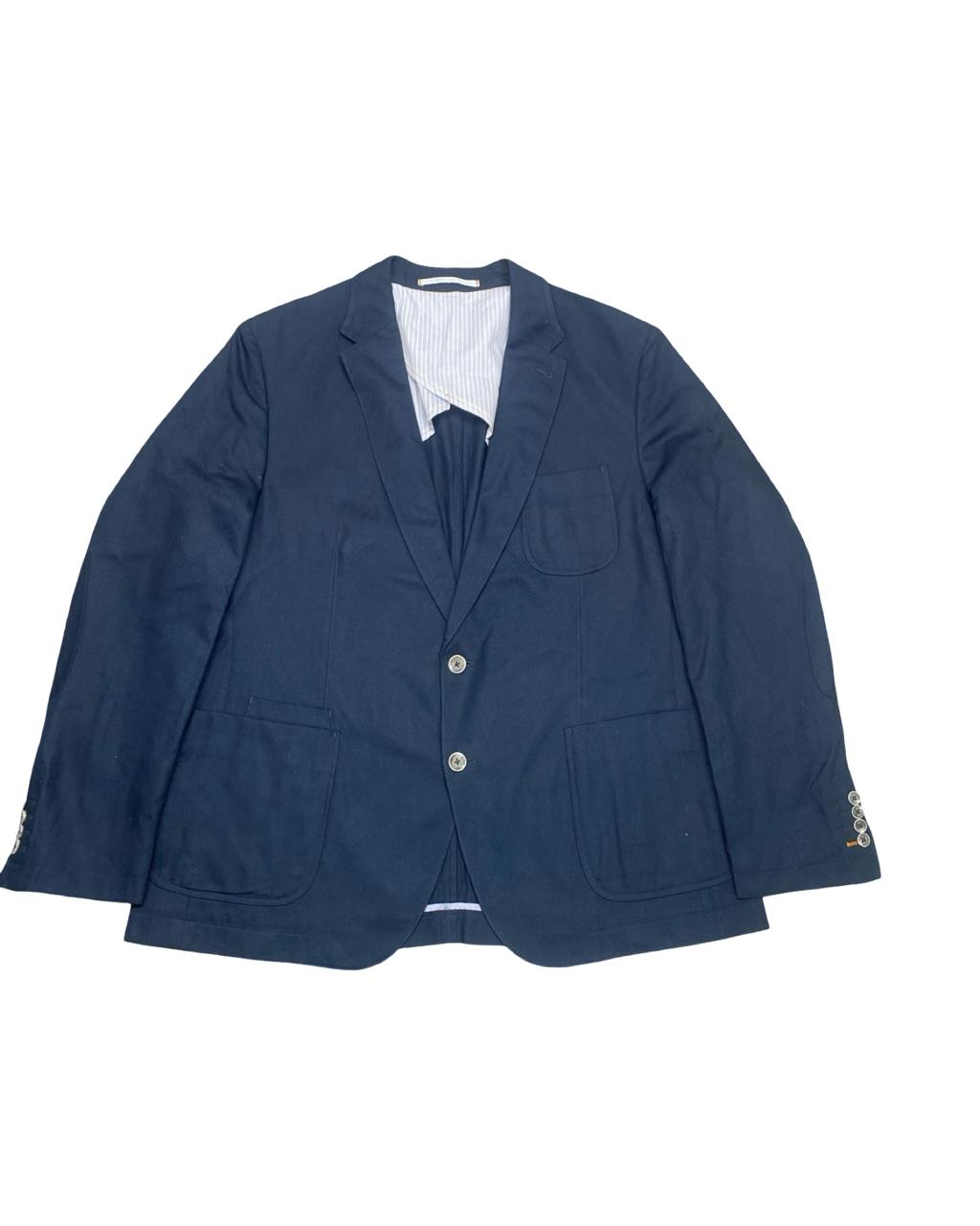 Bugatti Navy Blue Blazer | Medium | Chest 22.5”