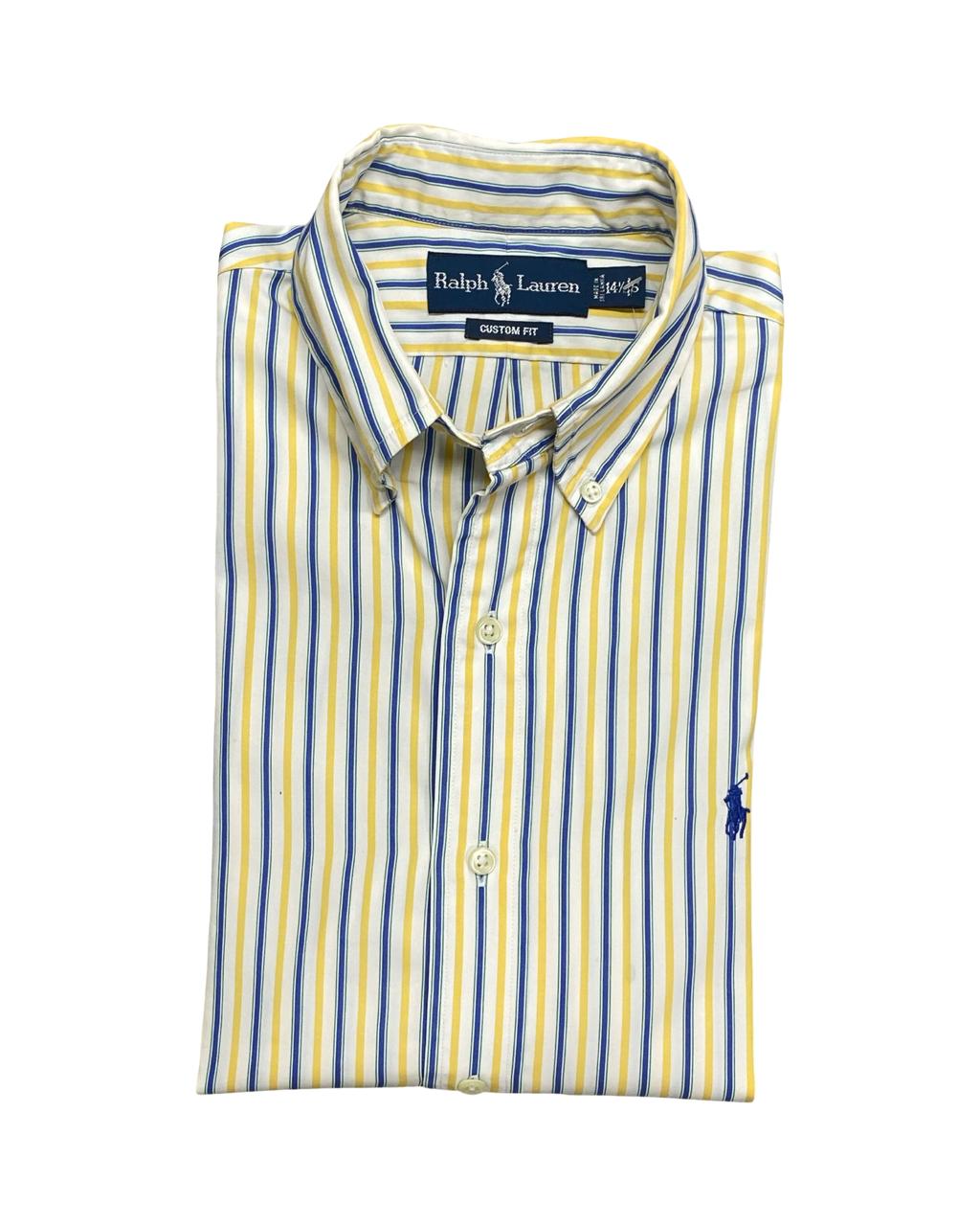 Ralph Lauren Striped Shirt | Large | Chest 20”