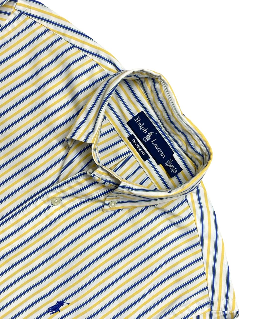 Ralph Lauren Striped Shirt | Large | Chest 20”