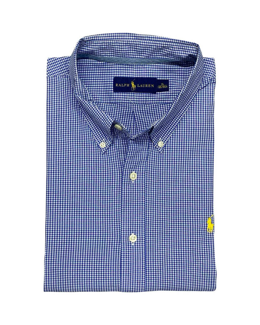 Ralph Lauren Micro Gingham Check Shirt | XL | Chest 26”