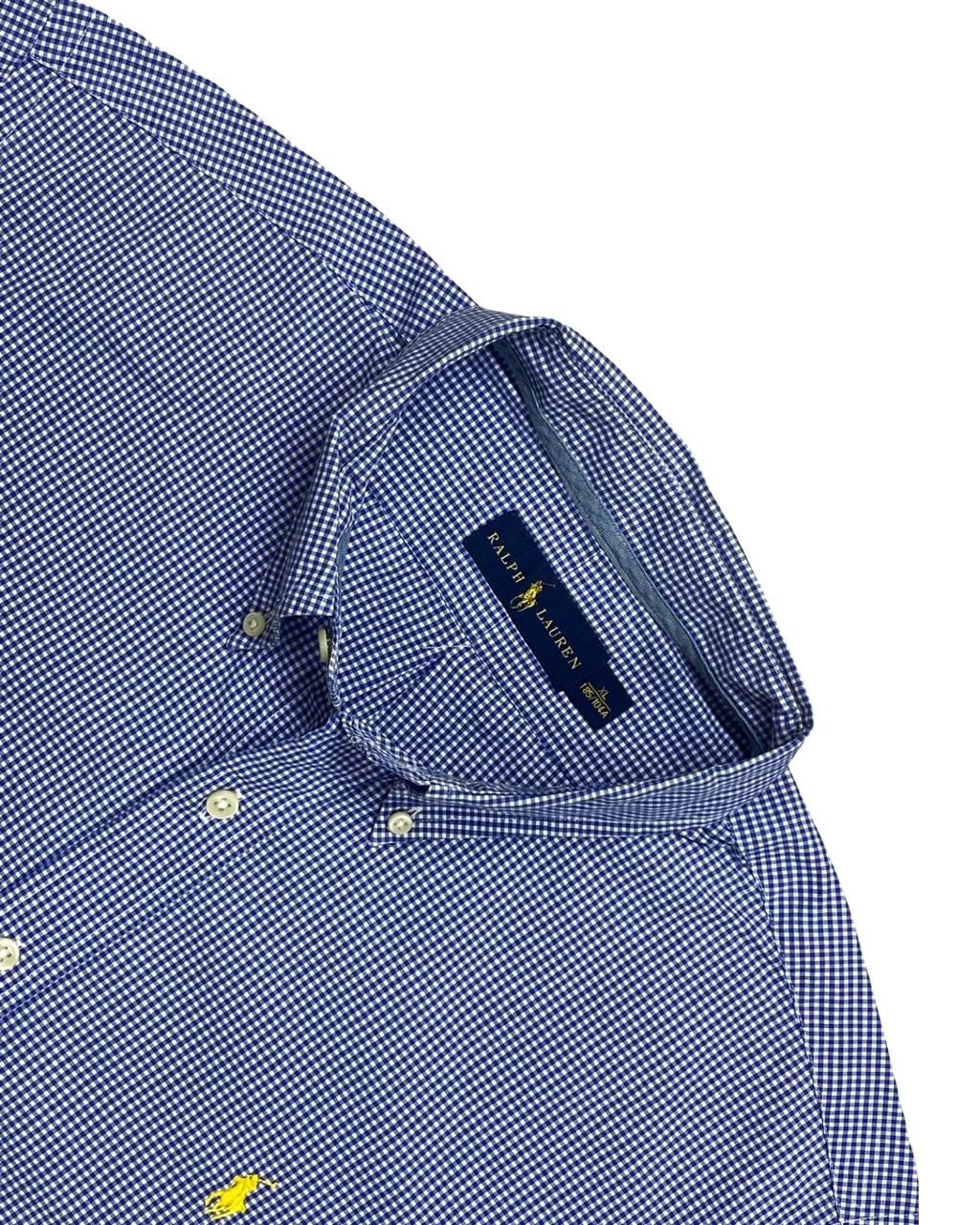 Ralph Lauren Micro Gingham Check Shirt | XL | Chest 26”