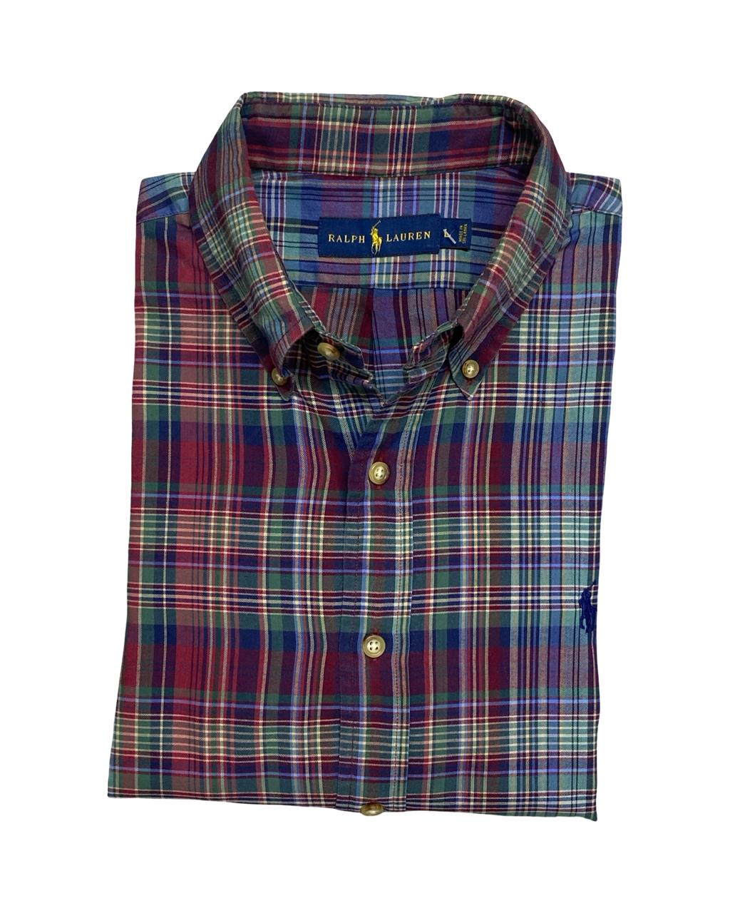 Ralph Lauren Tartan Plaid Shirt | Large | Chest 25”